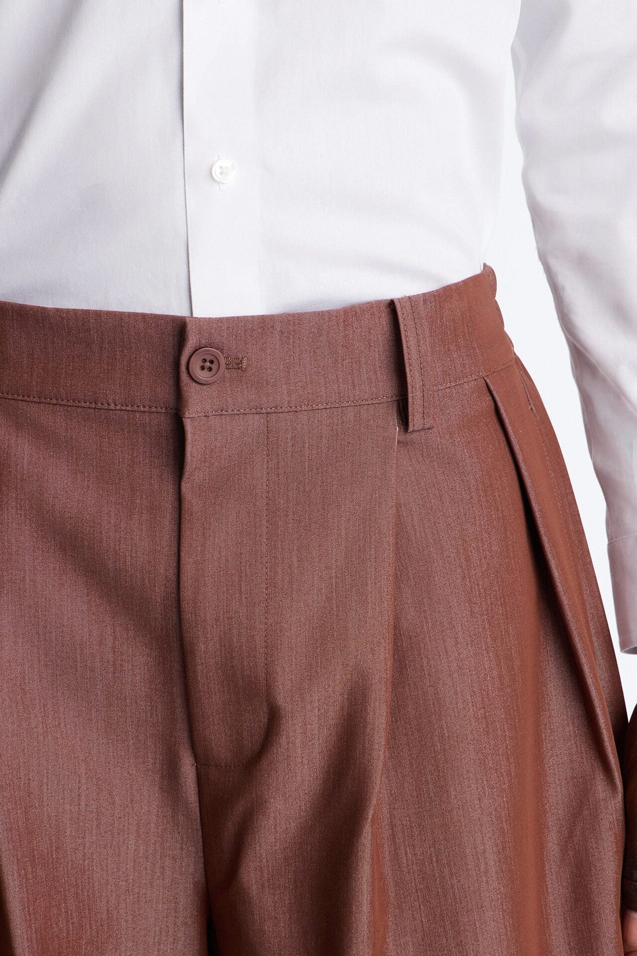 Barrel Bold Flow Trousers - Brown image 3