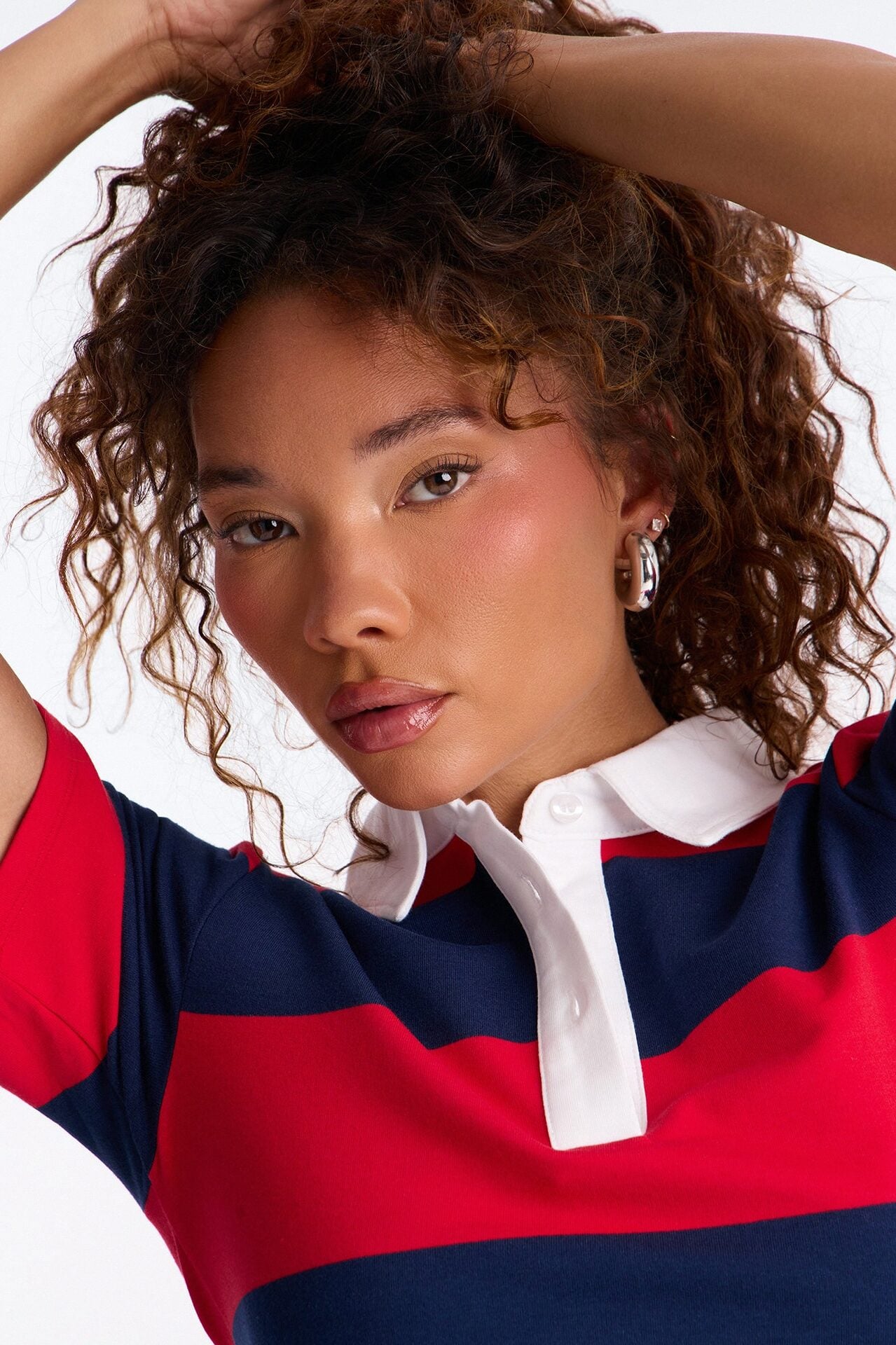 Sporty Era Polo Shirt - Red/combo image 3