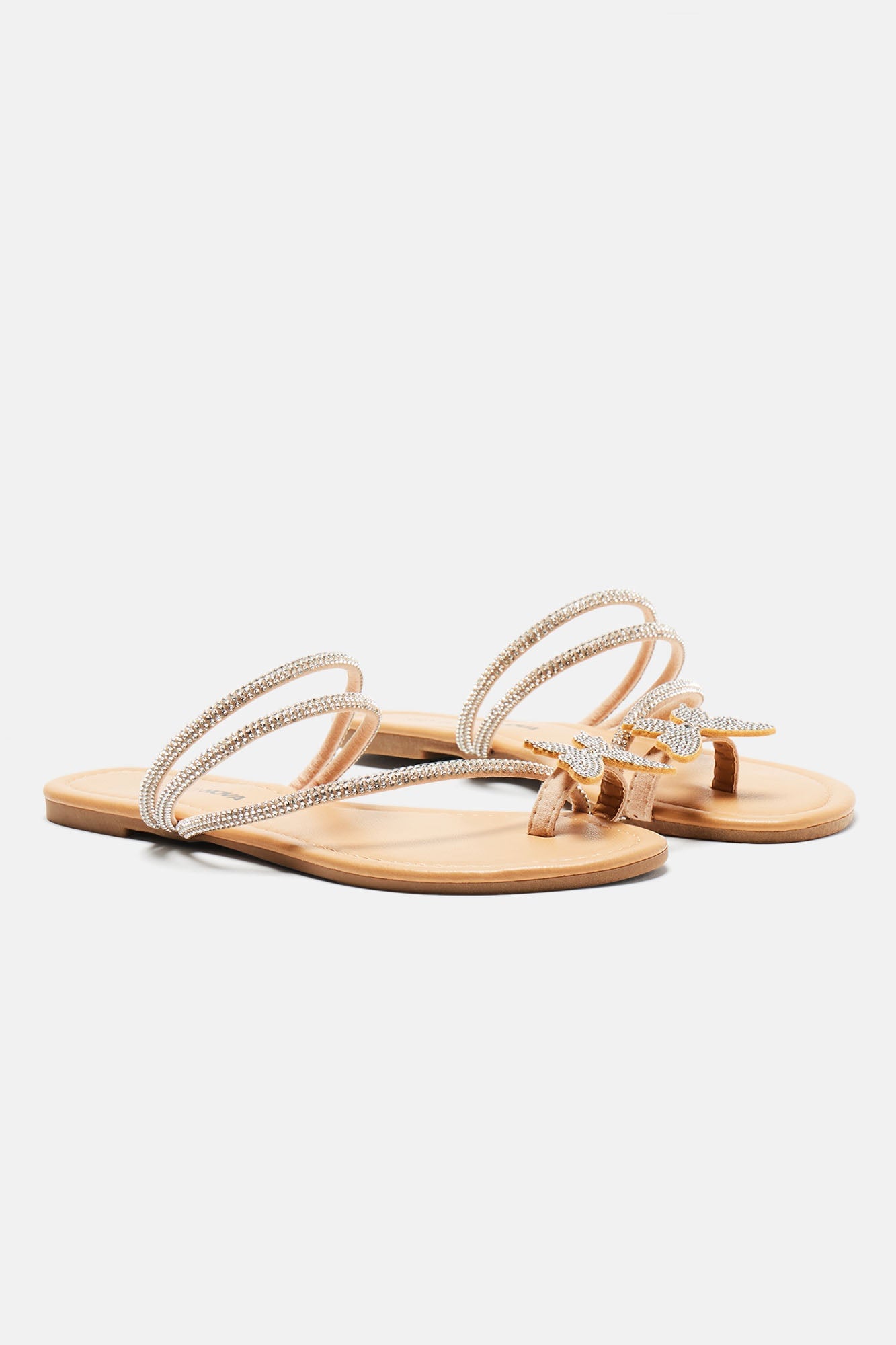That Girl Energy Flat Sandals - Beige image 4