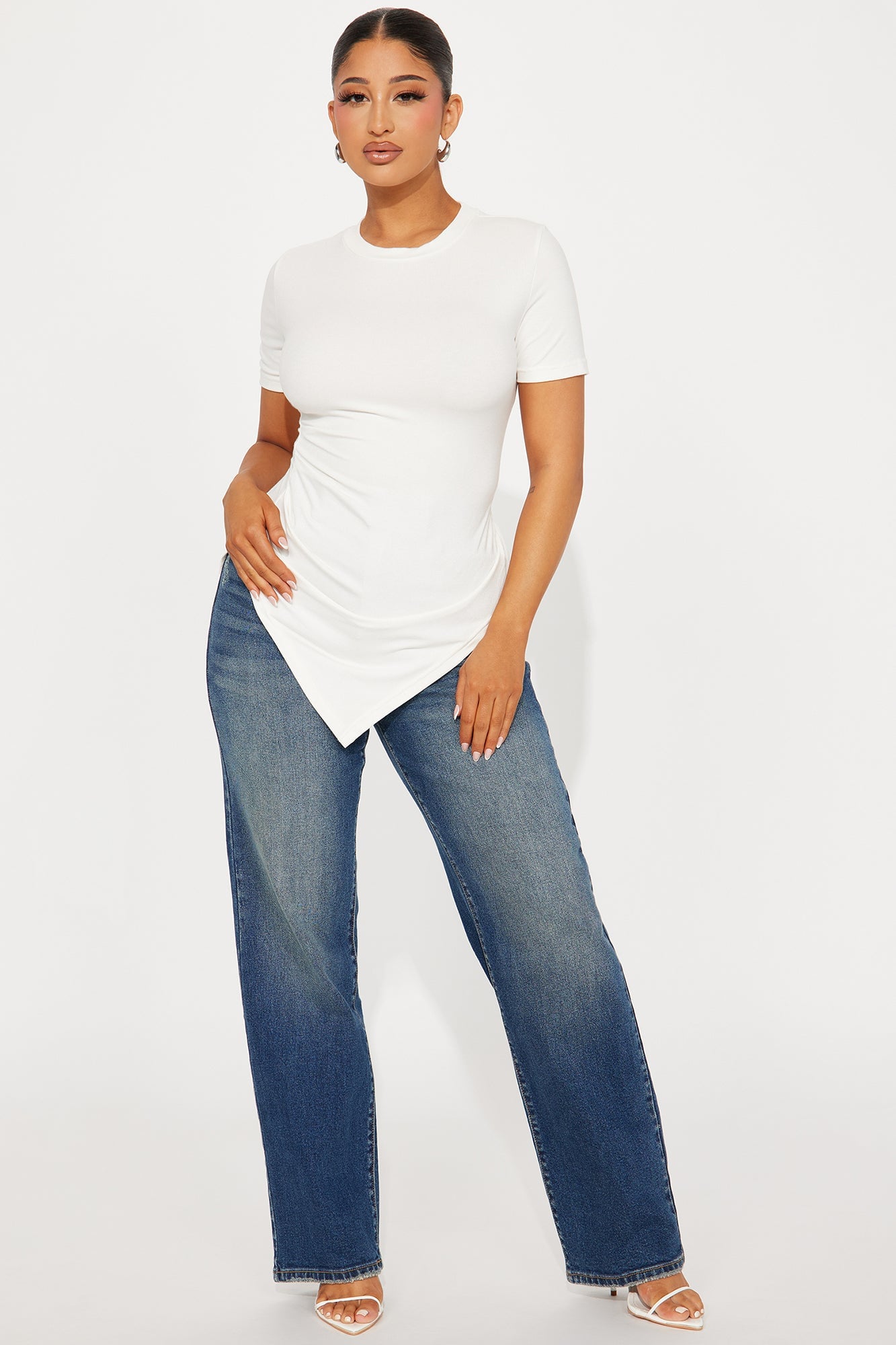 Take Control Asymmetrical Top - Ivory image 5