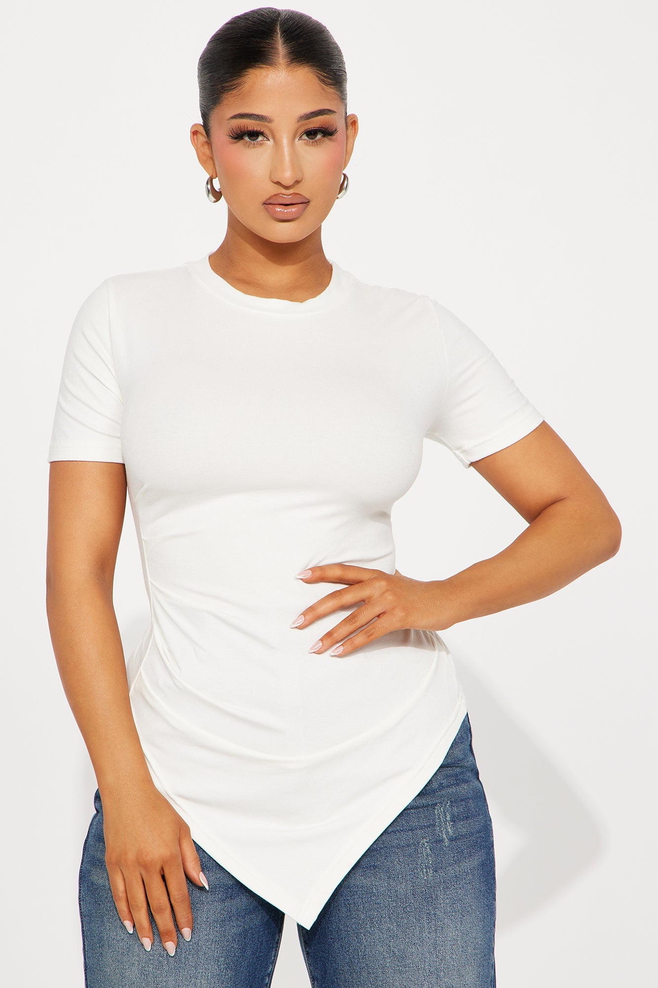 Take Control Asymmetrical Top - Ivory image 4