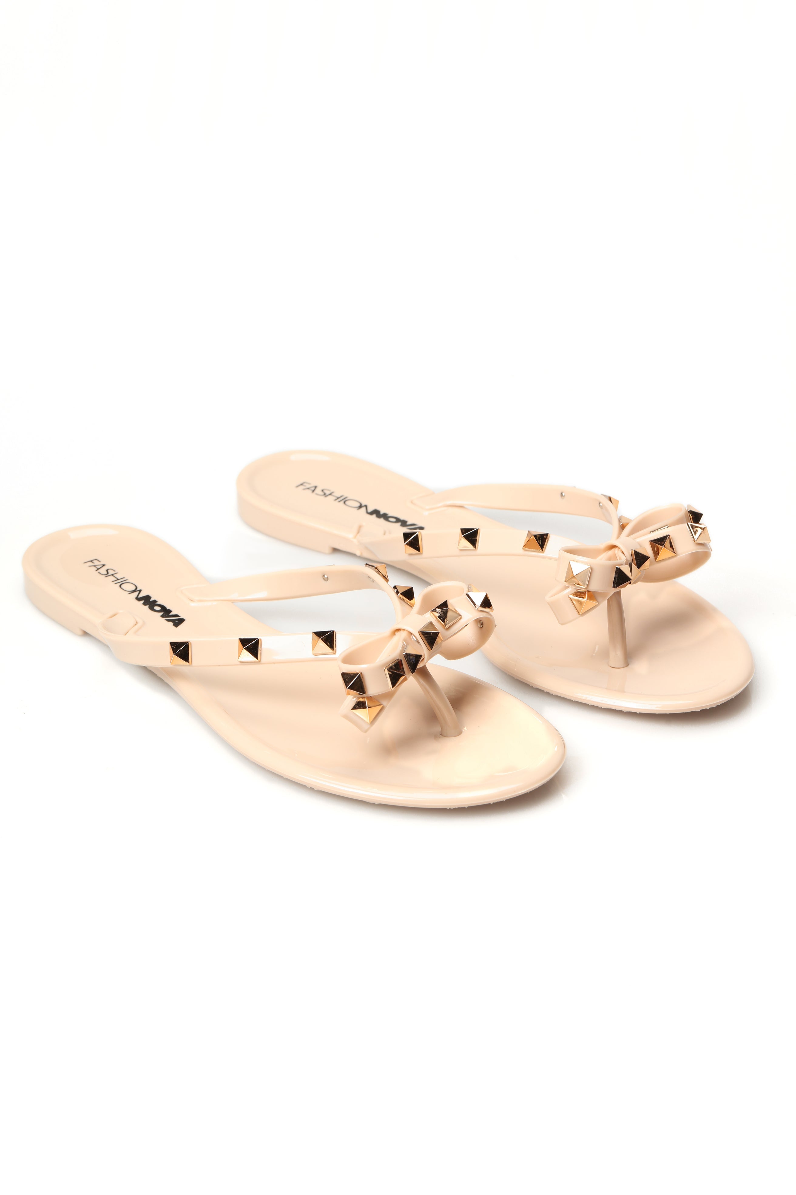 Studded Sister Flat Sandal - Blush image 5