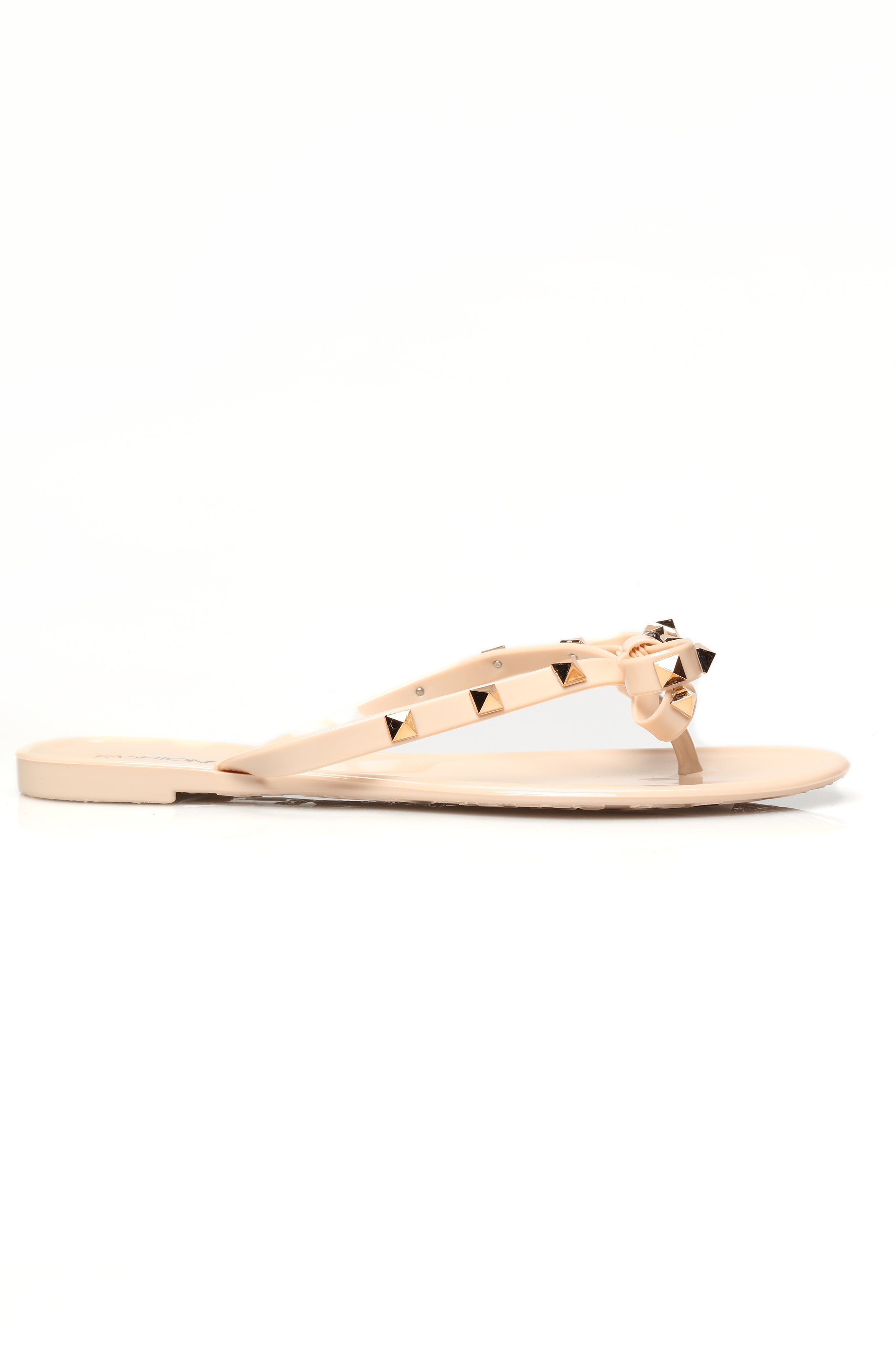 Studded Sister Flat Sandal - Blush image 10