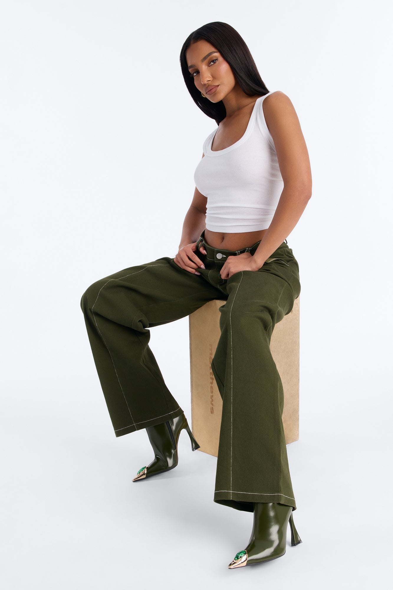 Stone Age Jewel Booties - Green image 4
