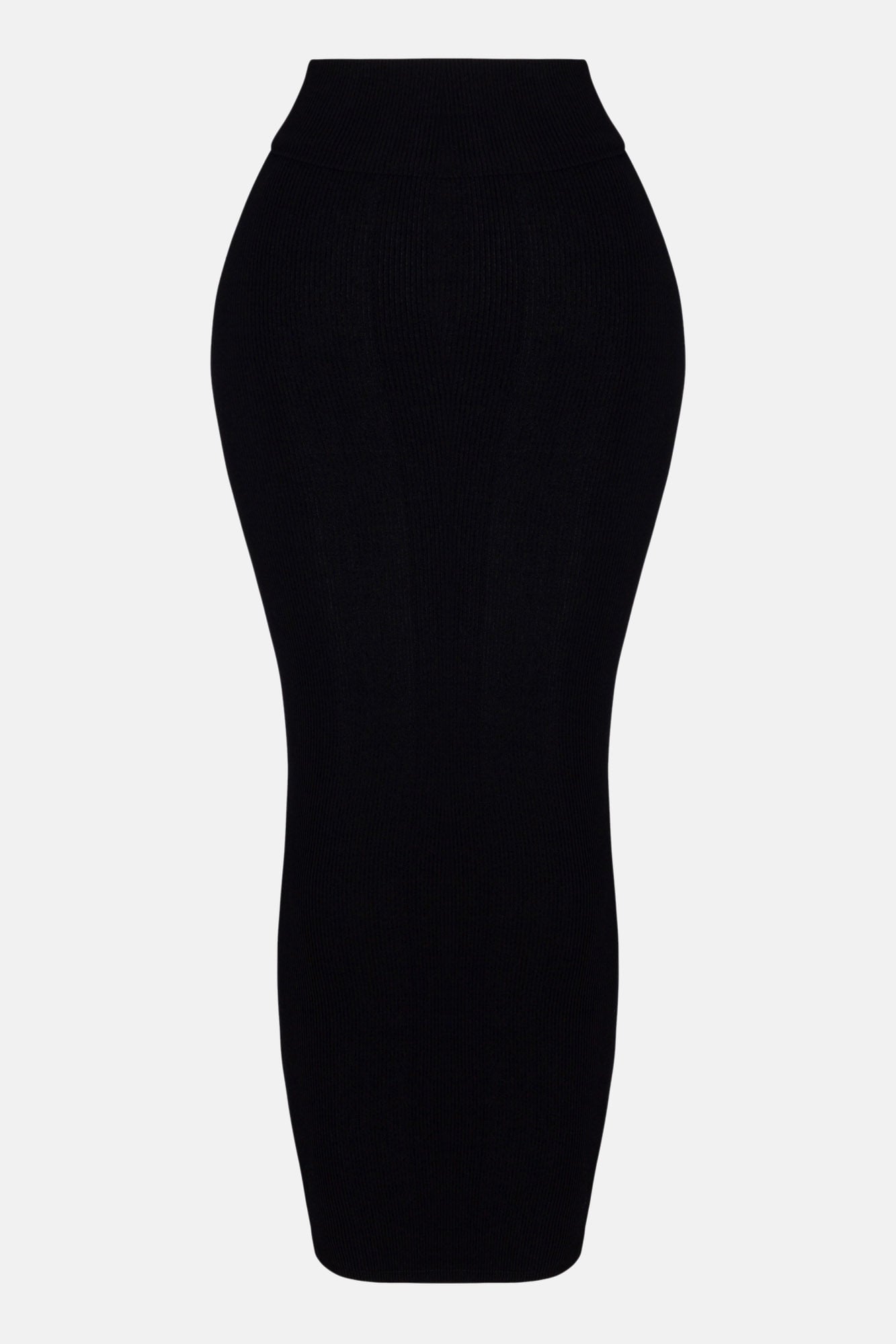Makena Snatched Maxi Skirt - Black image 5