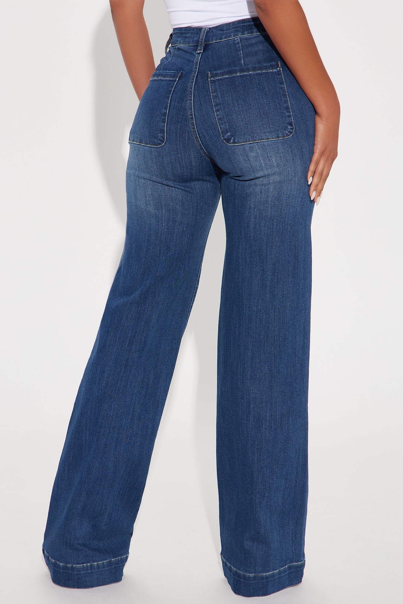 Tall Margot Stretch Trouser Jeans - Dark Wash image 7