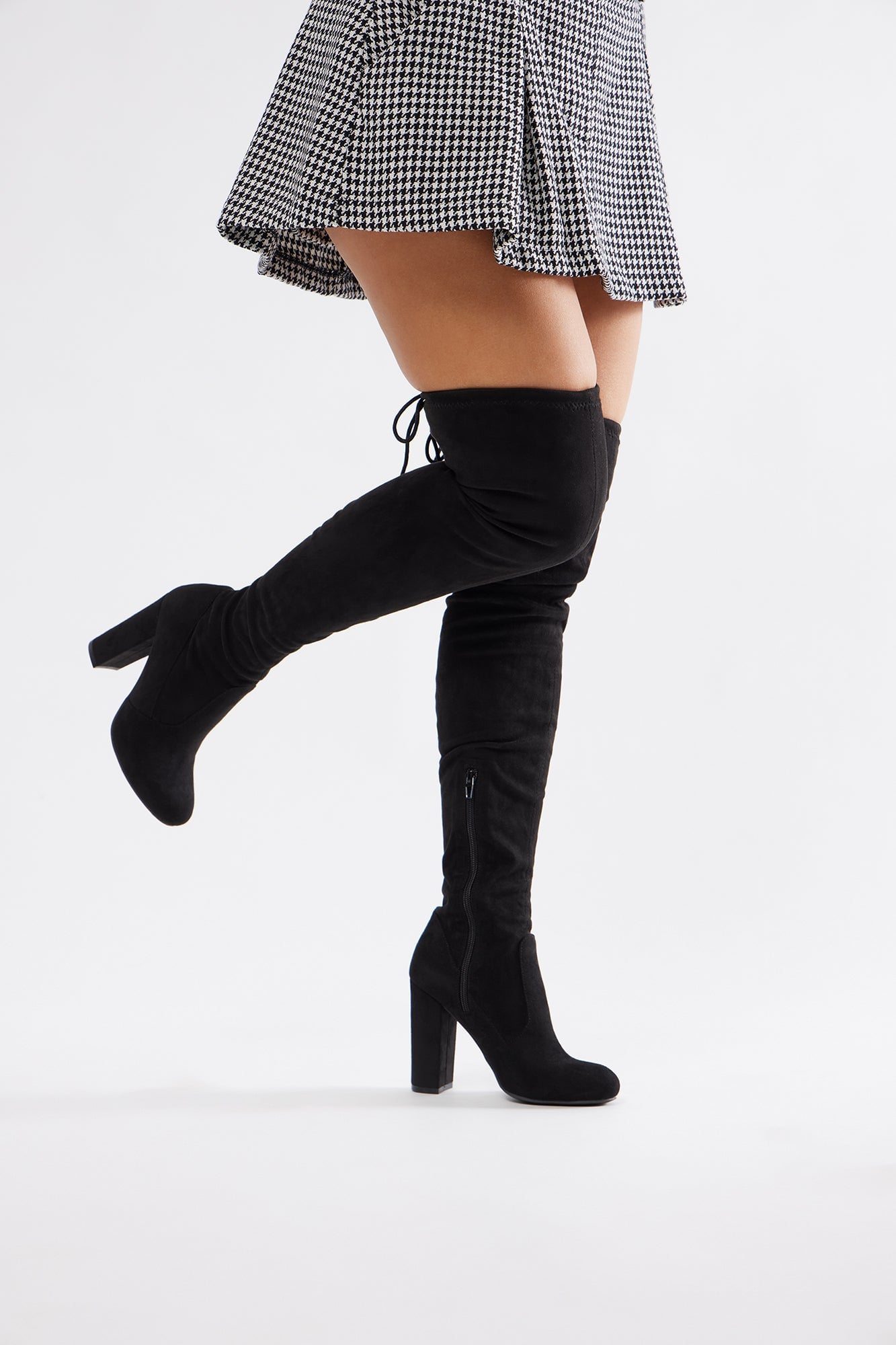 Pretty In Thigh High Boots - Black image 2