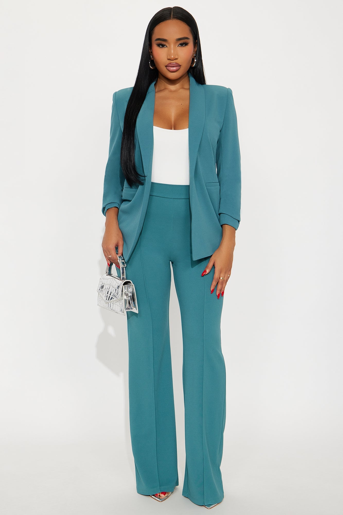 The Celine Blazer - Jade image 5