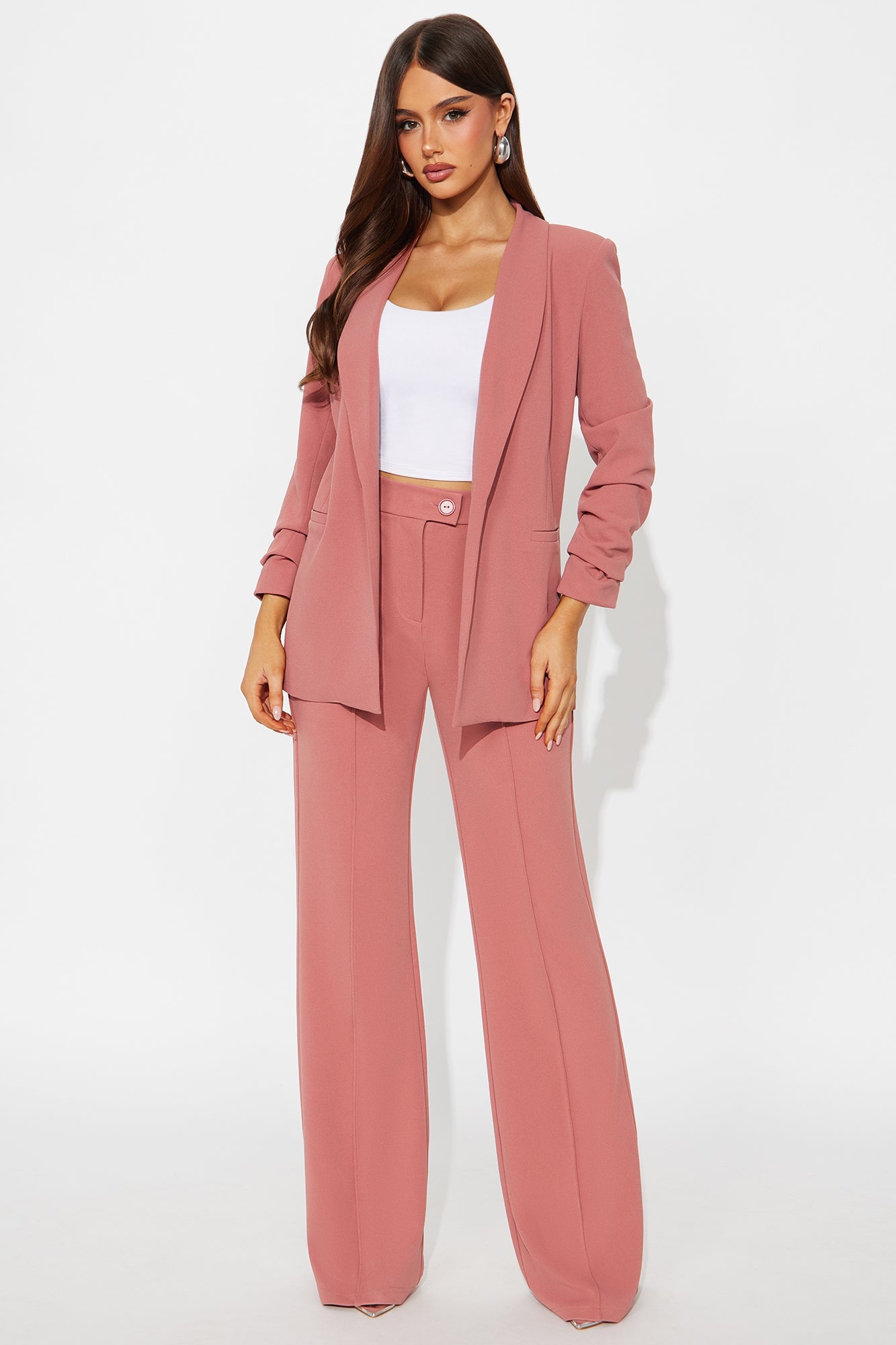 The Celine Blazer - Rose image 5
