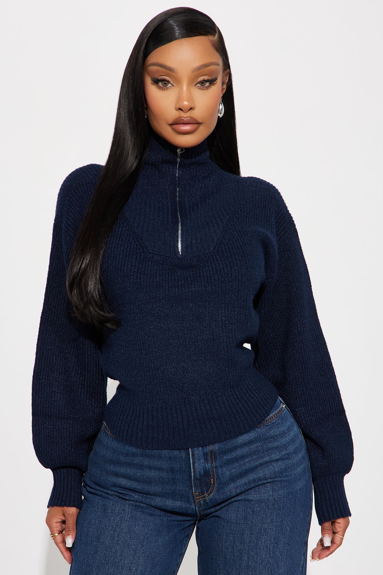 Tell Me About It Sweater - Navy image 6