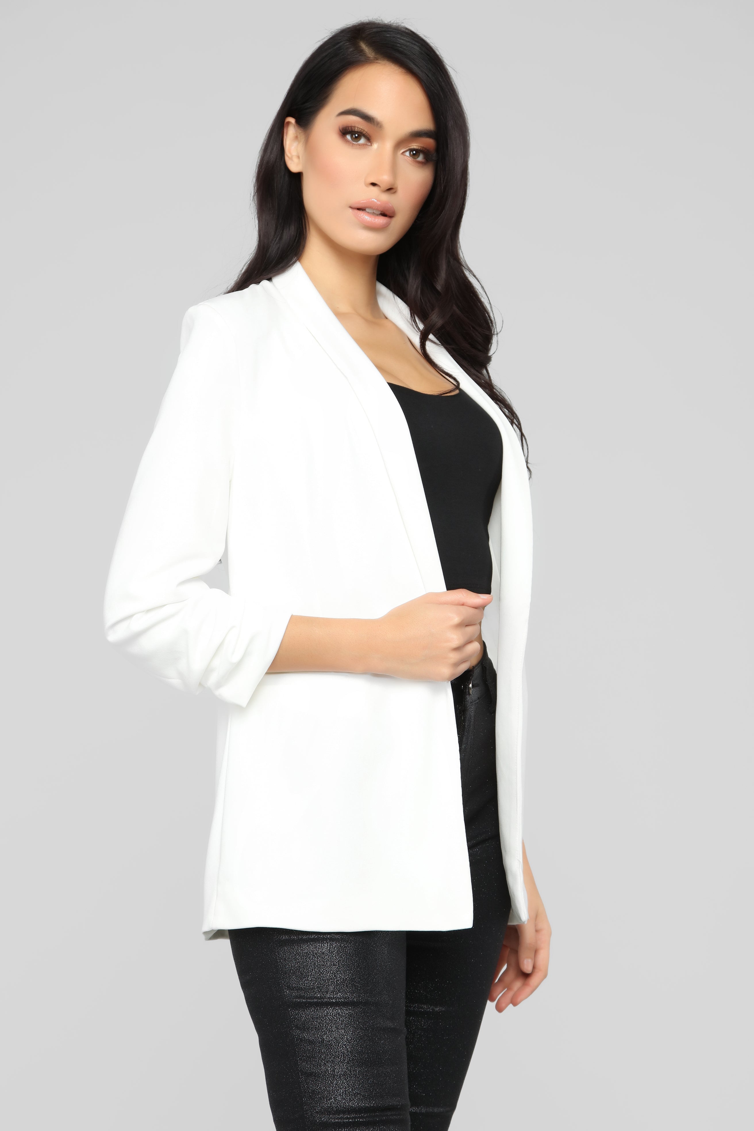 The Celine Blazer - Ivory image 6
