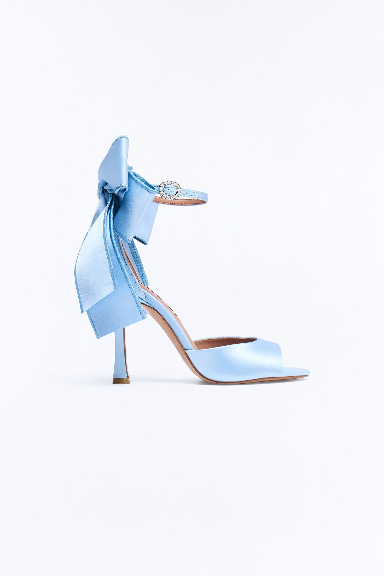 Steve Madden Bougie Satin Heels - Blue image 3