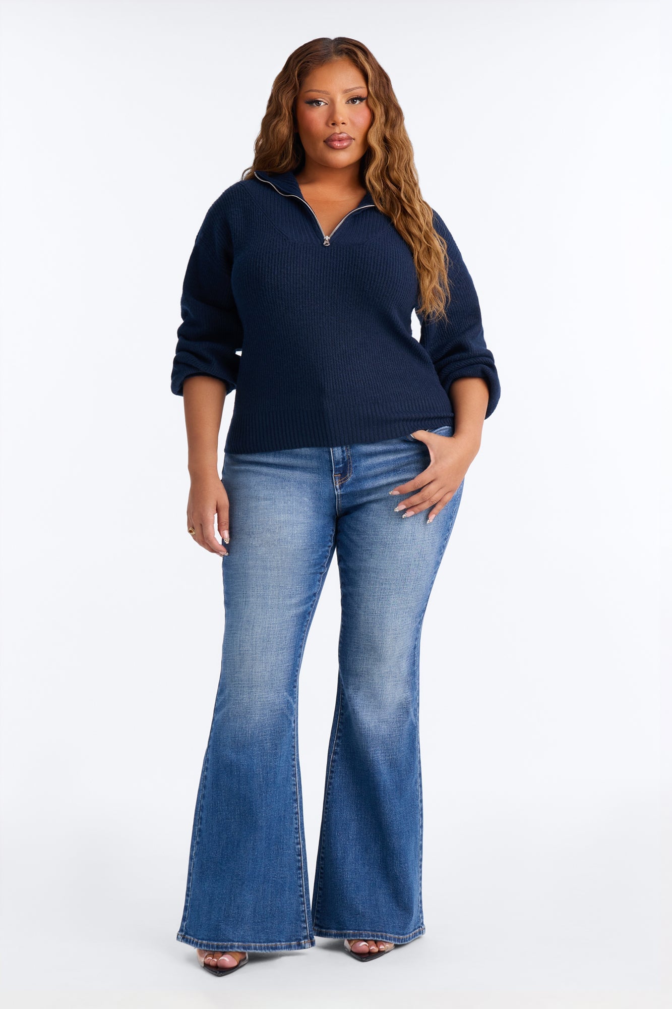 Tell Me About It Sweater - Navy image 2