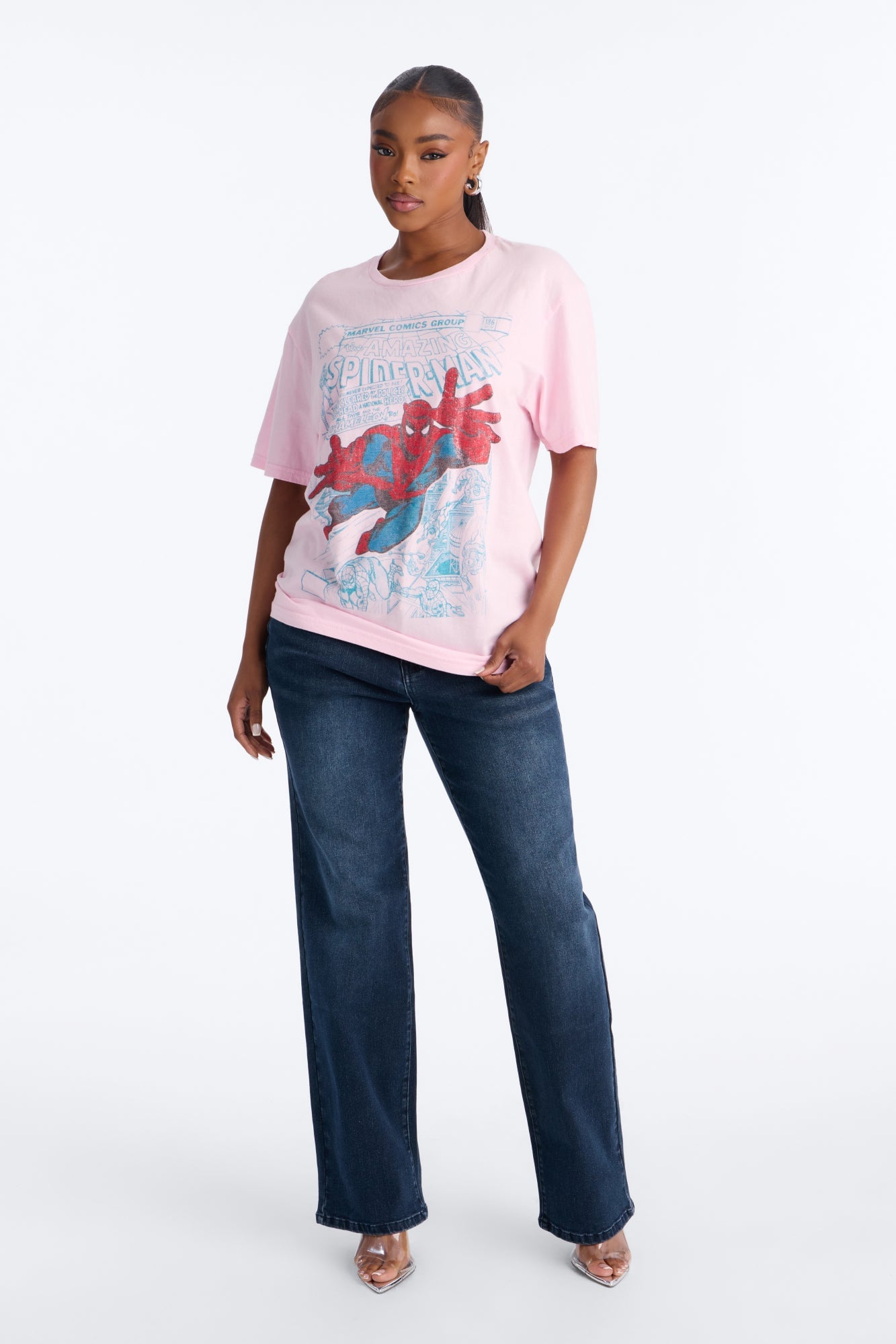 The Amazing Spider-Man Washed Tee - Pink image 2