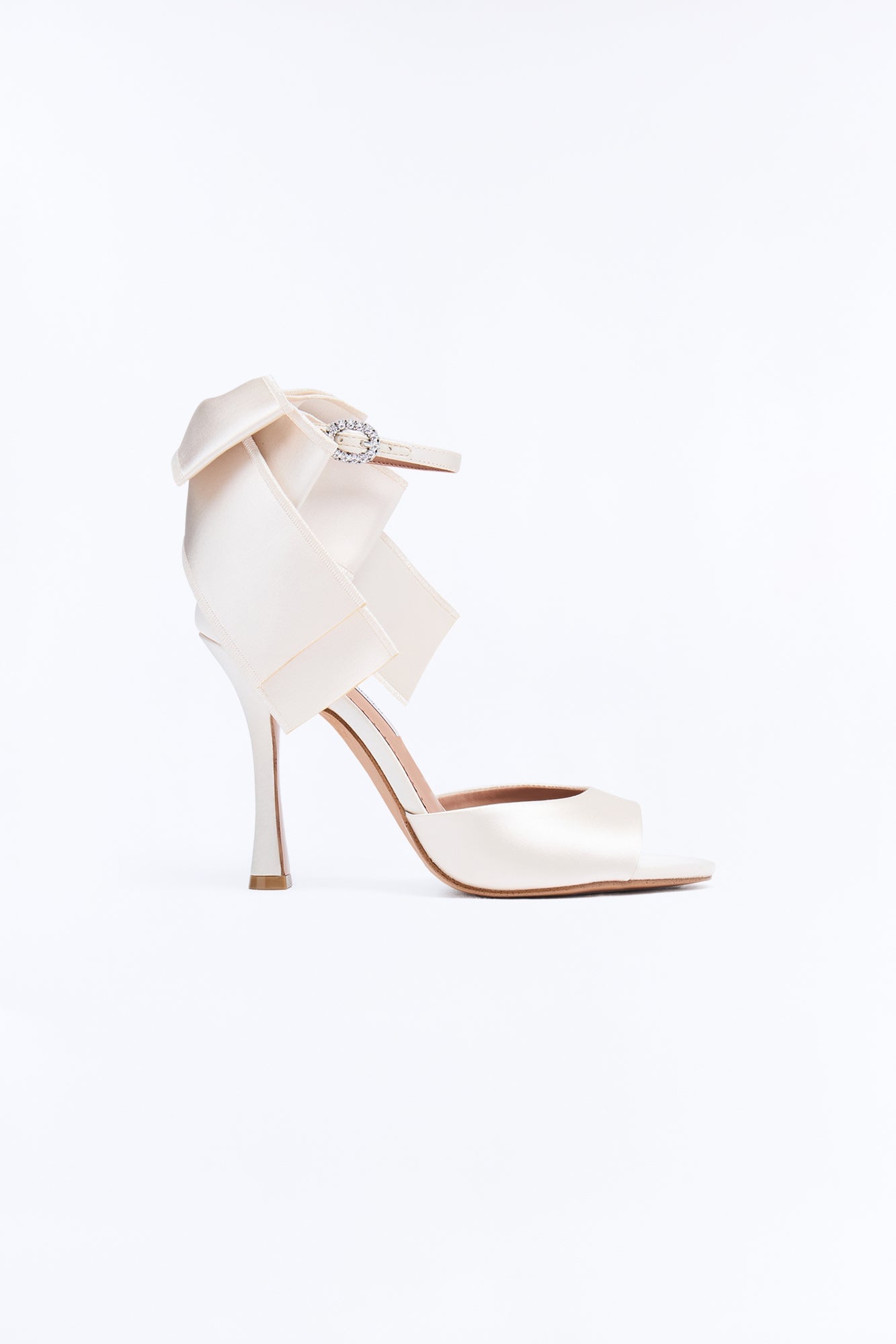 Steve Madden Bougie Satin Heels - Ivory image 3