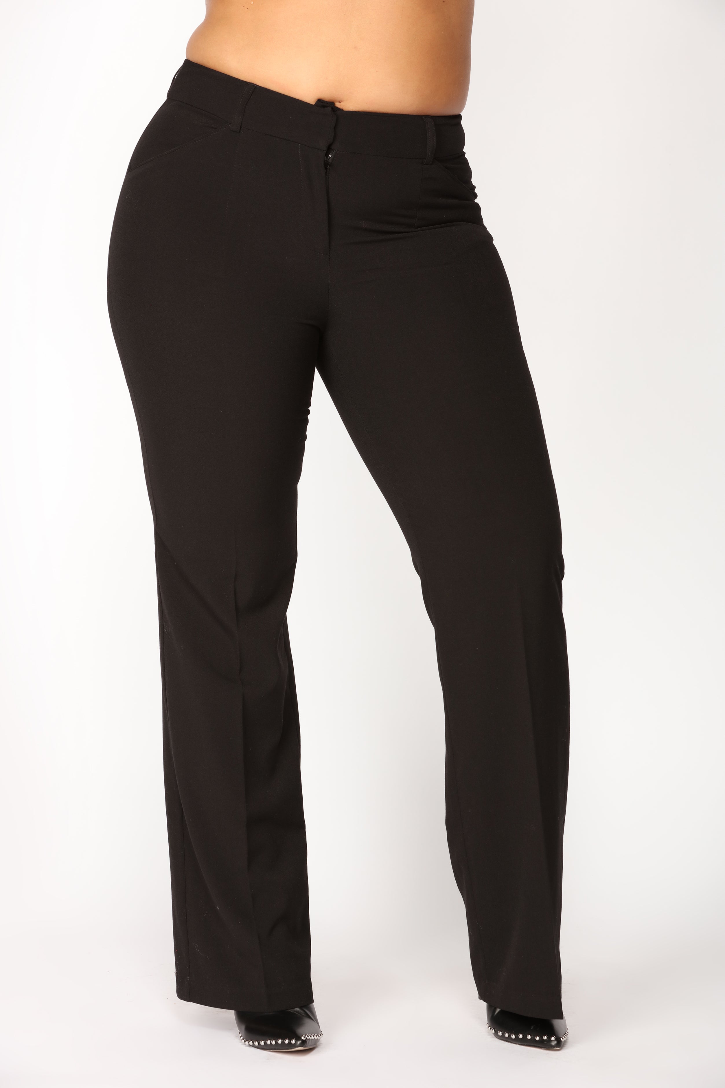 Tasha Dressy High Rise Pants - Black image 6