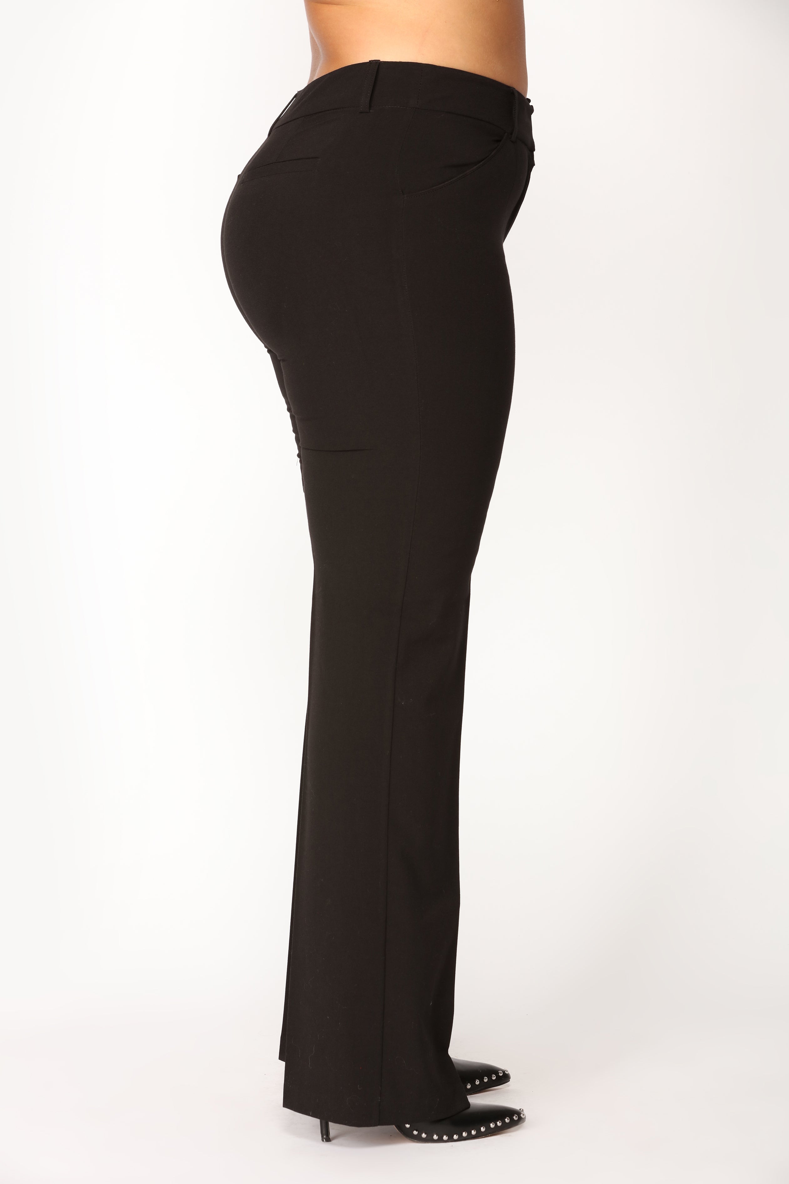Tasha Dressy High Rise Pants - Black image 7
