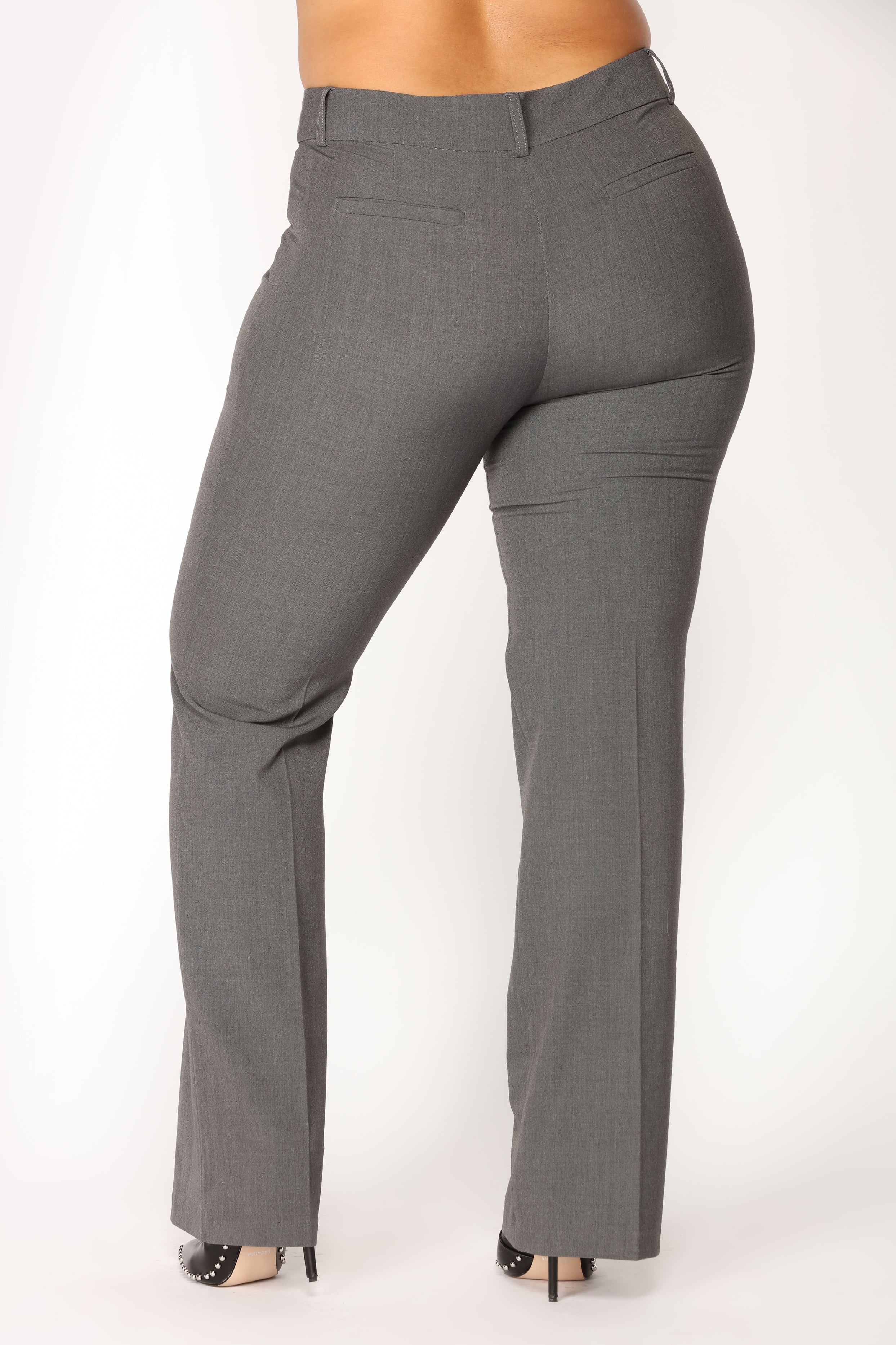 Tasha Dressy High Rise Pants - Charcoal image 11