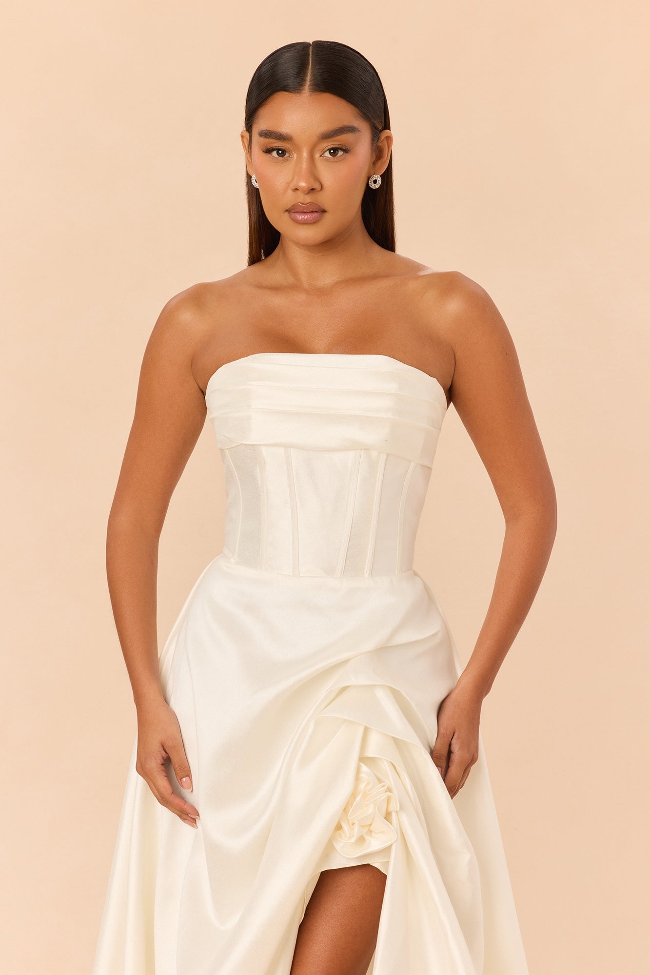 Swept Away Taffeta Gown - Ivory image 6