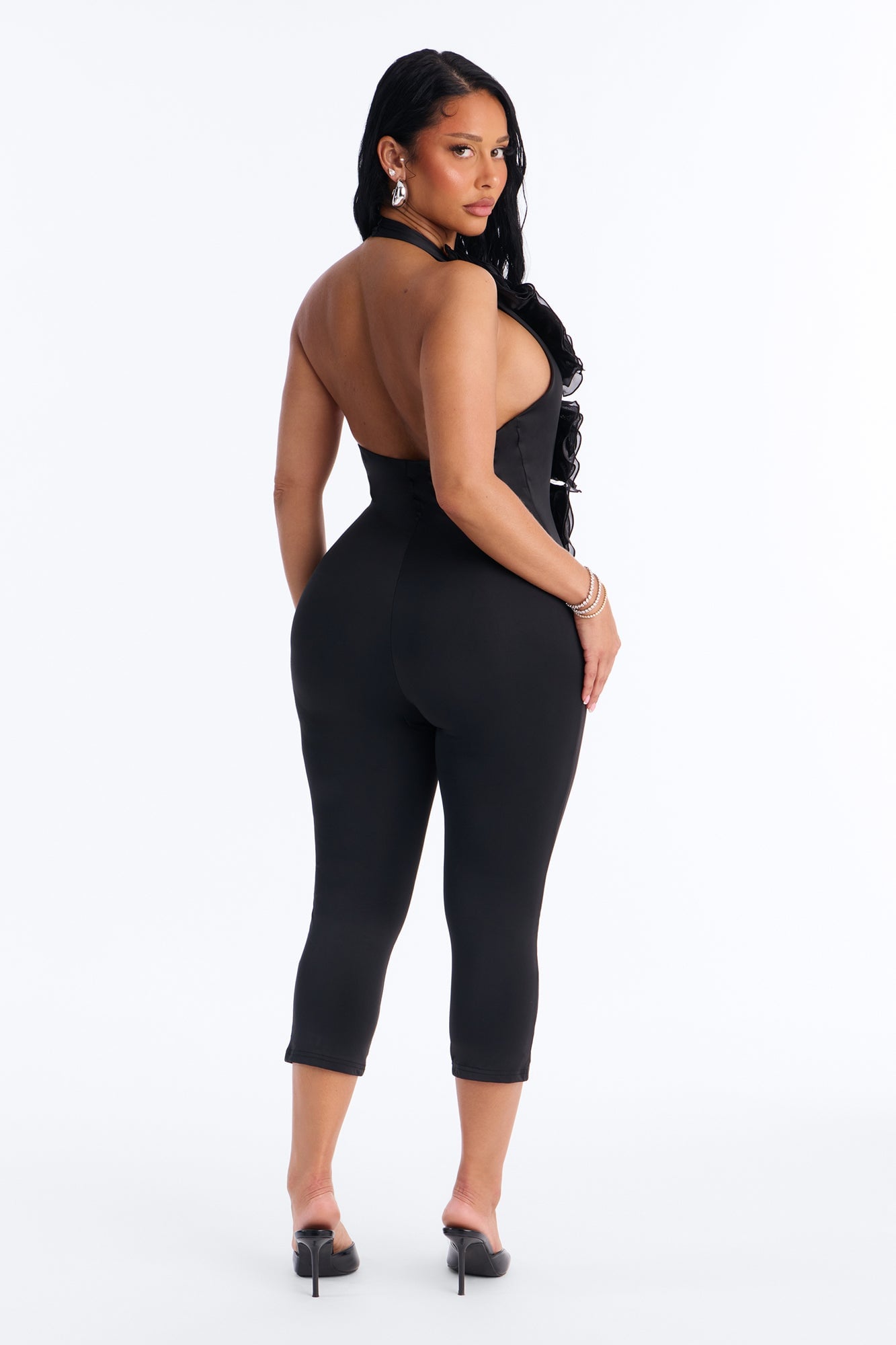 Tango Time Capri Catsuit - Black image 8