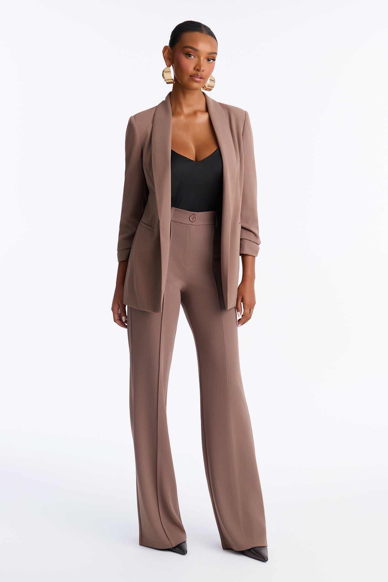 The Celine Blazer - Caffe image 6