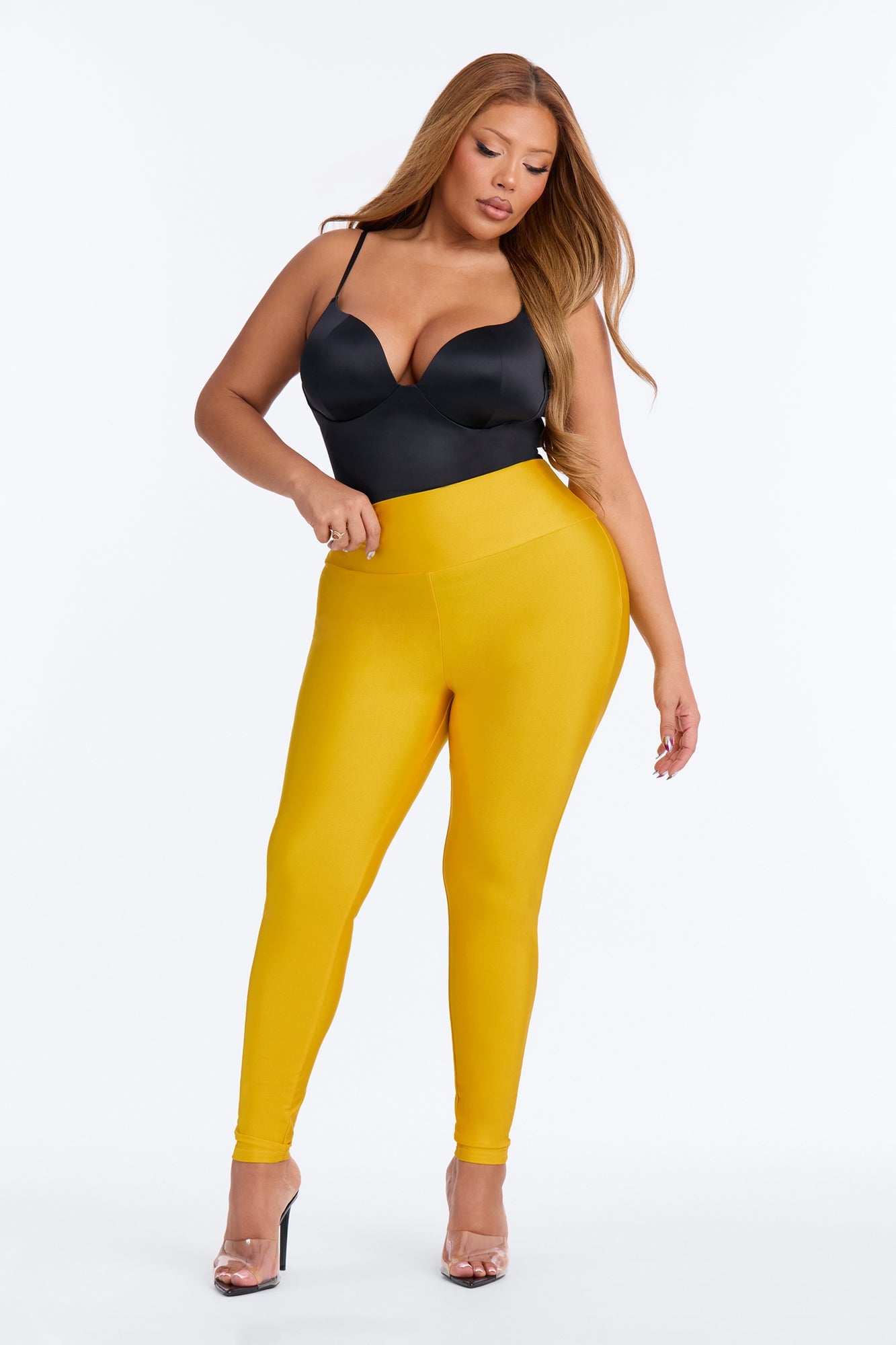 Brianne High Rise Leggings - Spice image 1