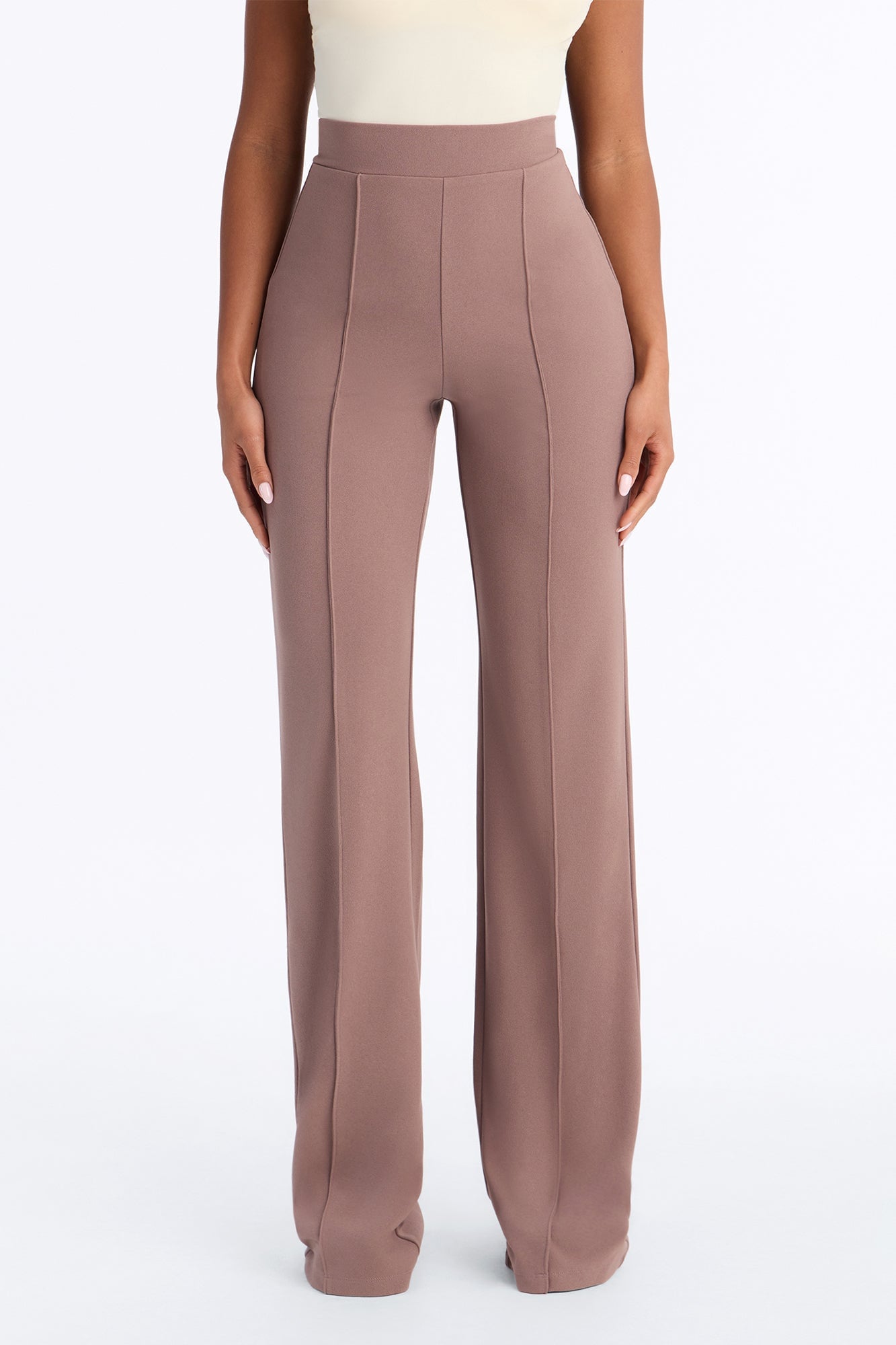 Tall Victoria High Waisted Dress Pants - Caffe image 6