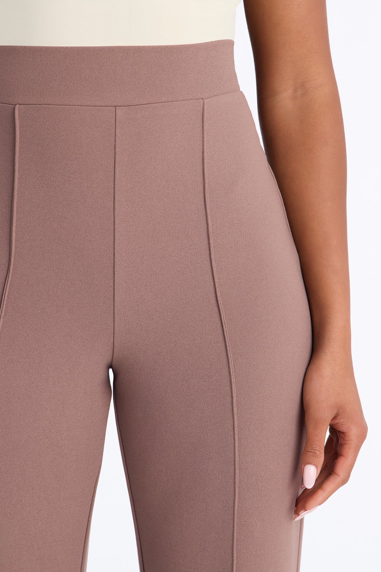 Tall Victoria High Waisted Dress Pants - Caffe image 7