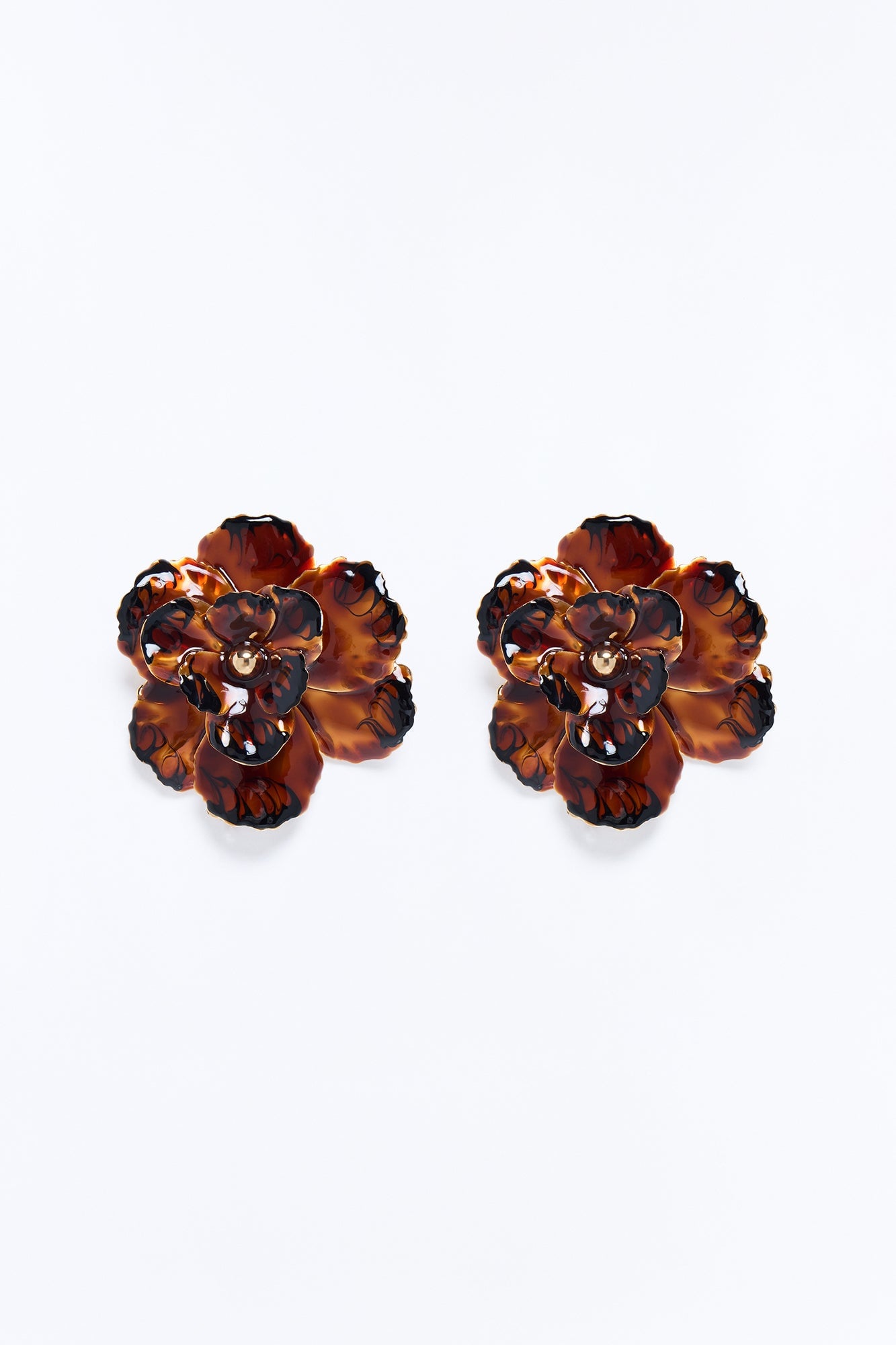 Terra Bella Floral Earrings - Brown/combo image 3