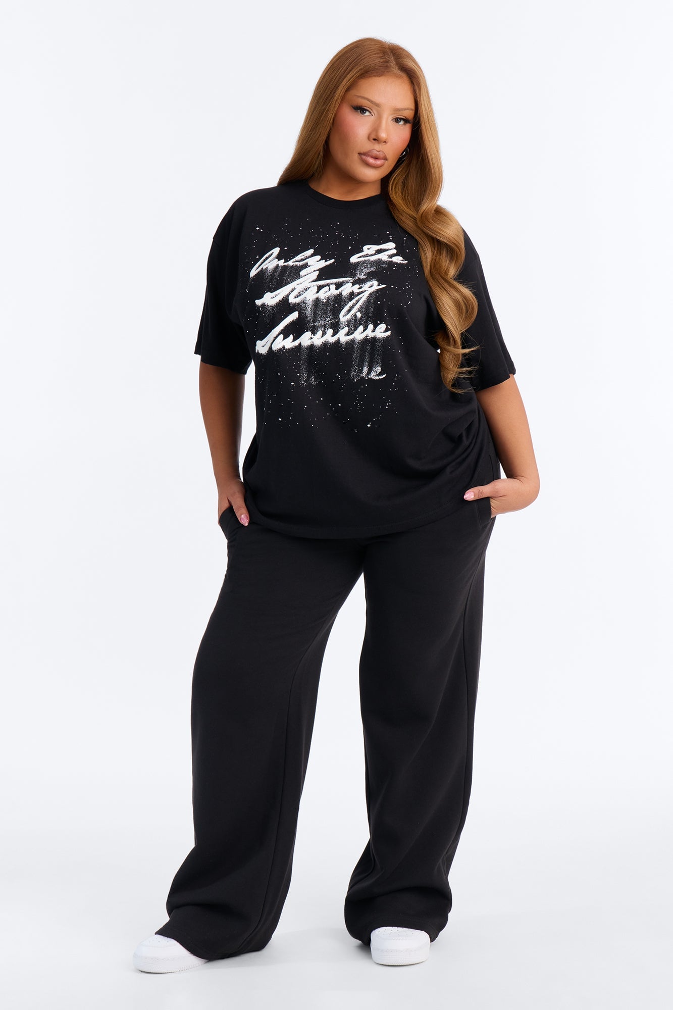 Strongest Survivor Oversized Tee - Black image 2