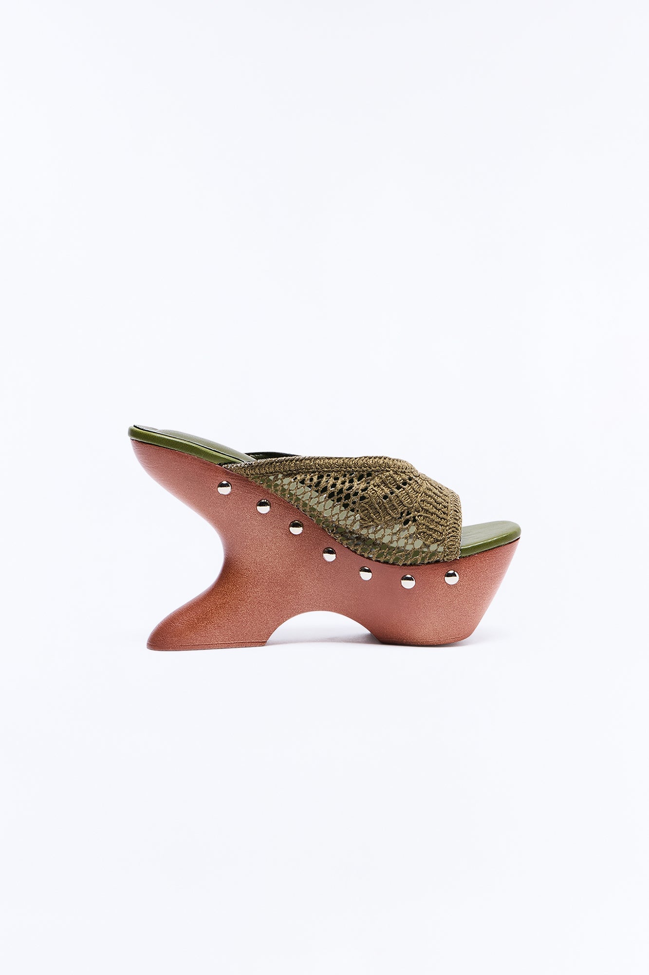 The Best View Novelty Wedges - Olive image 3