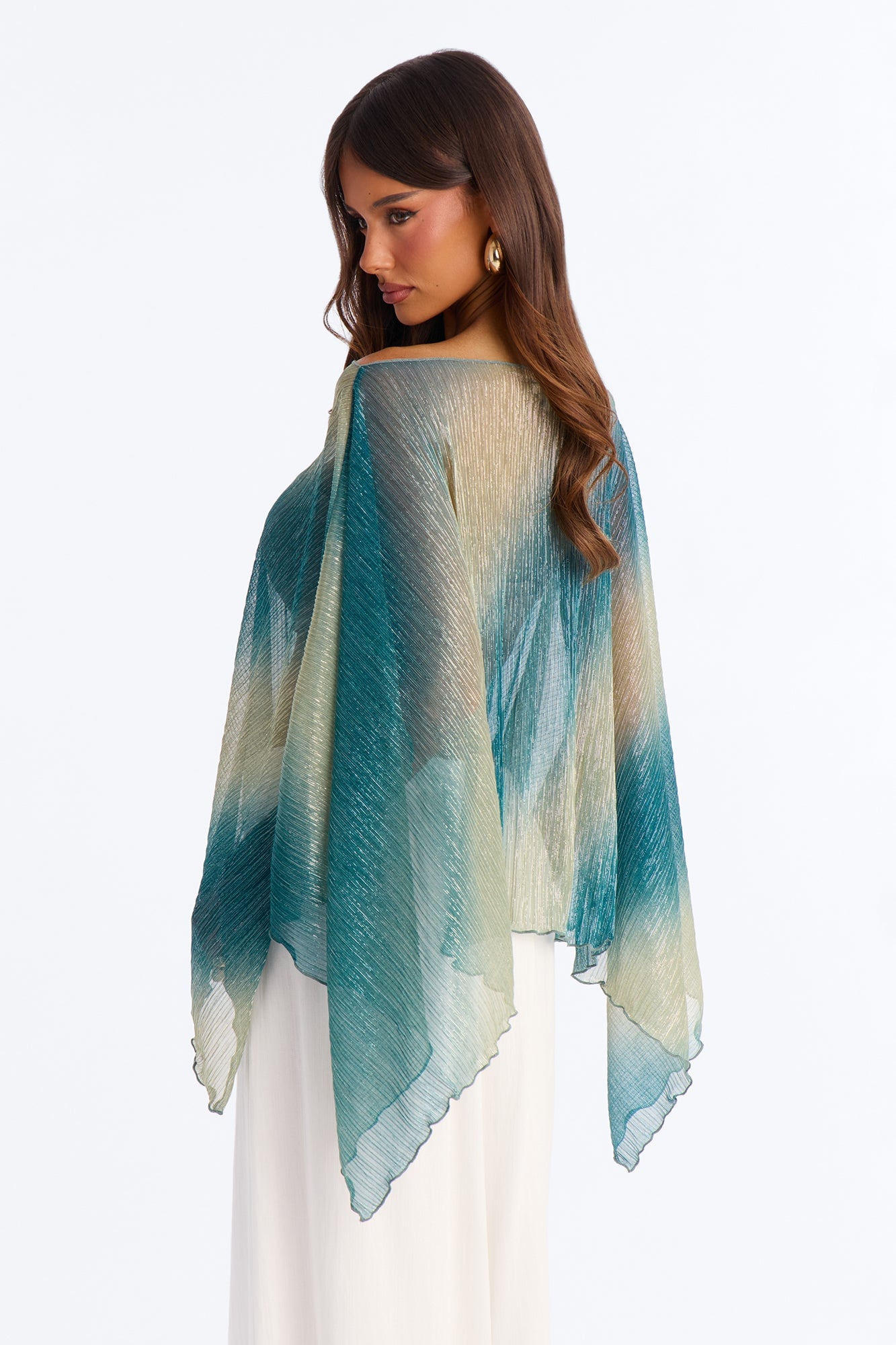 Taylor Ombre Metallic Knit Top - Blue/combo image 8