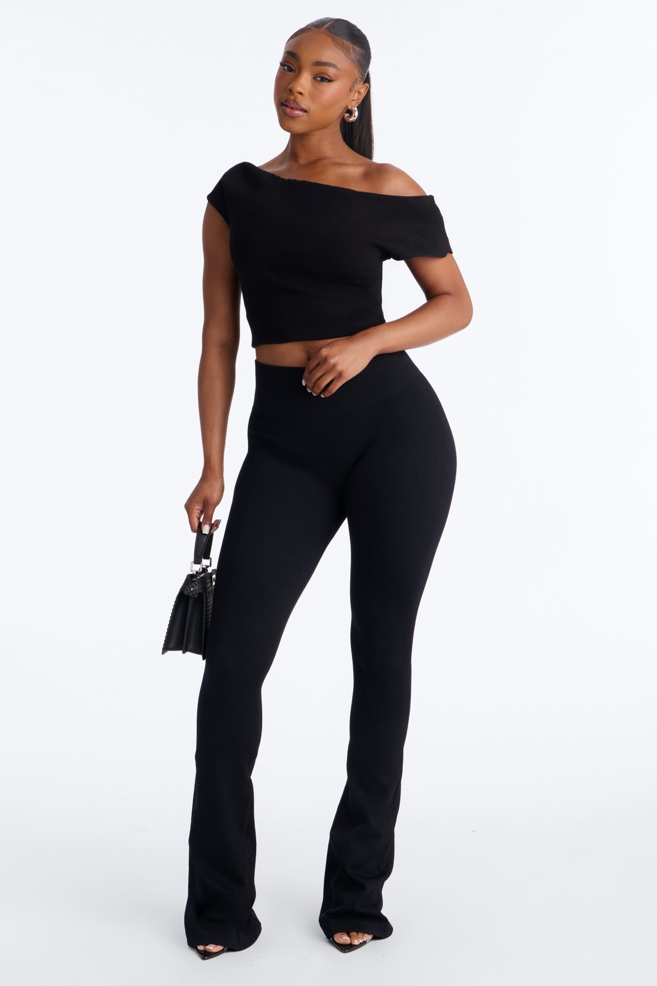 Tall Beach Body Effortless Seamless Active Yoga Pant - Black image 6