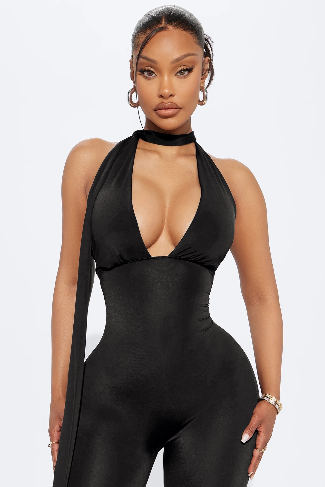 Arlene Capri Jumpsuit - Black image 6