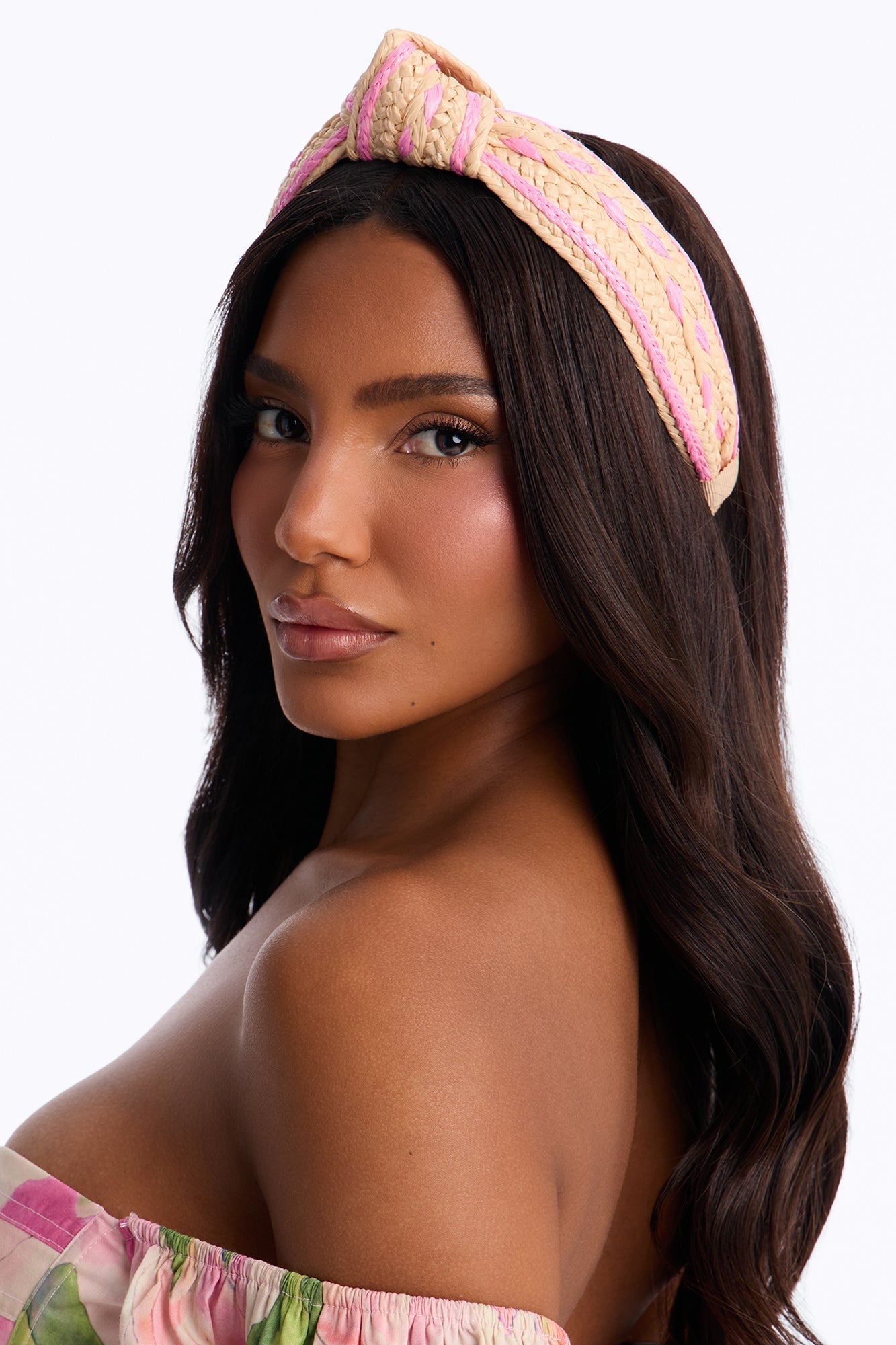 Hamptons Weekend Headband - Pink/combo image 1