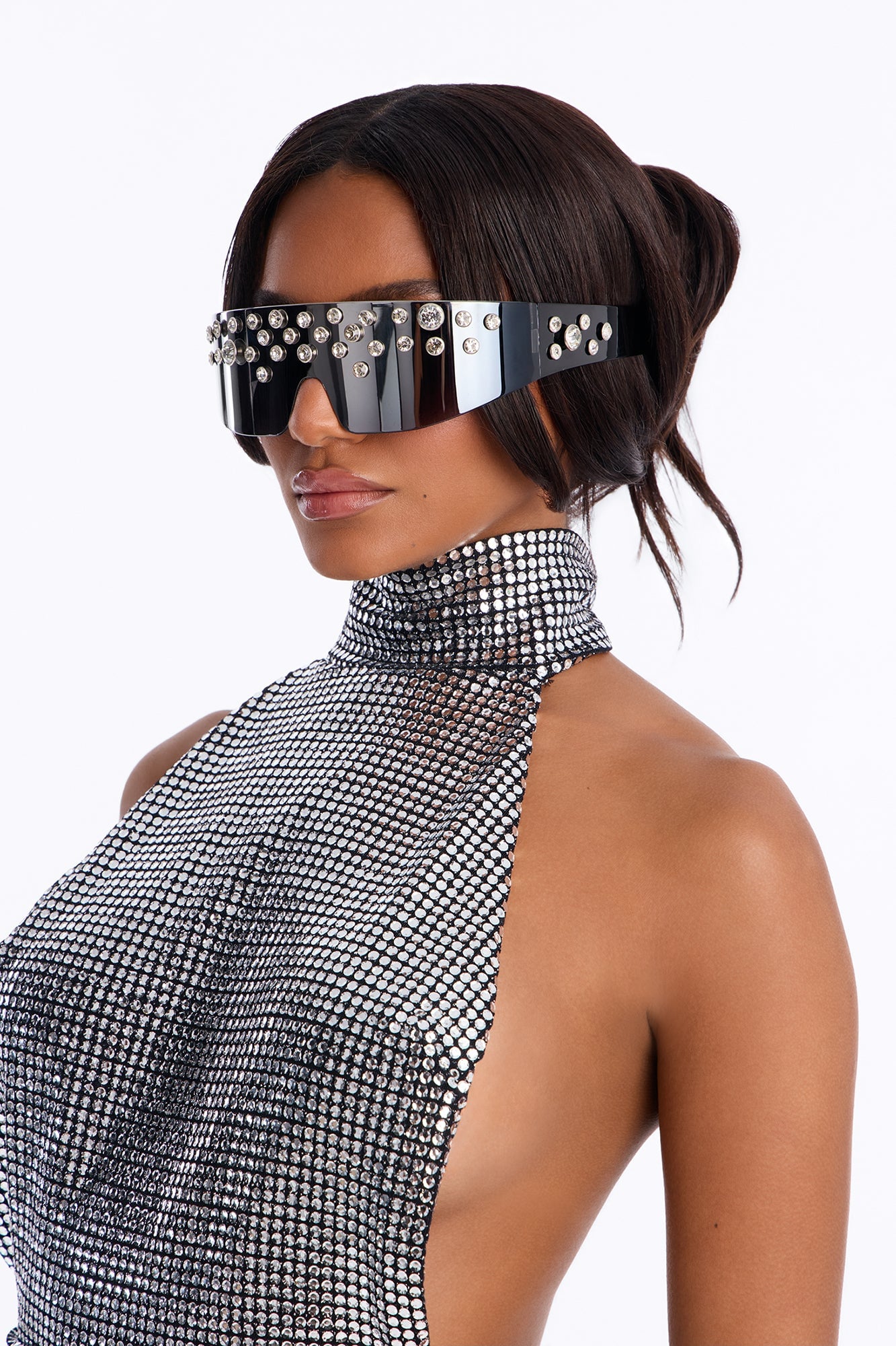 Modern Rocker Sunglasses - Black image 4