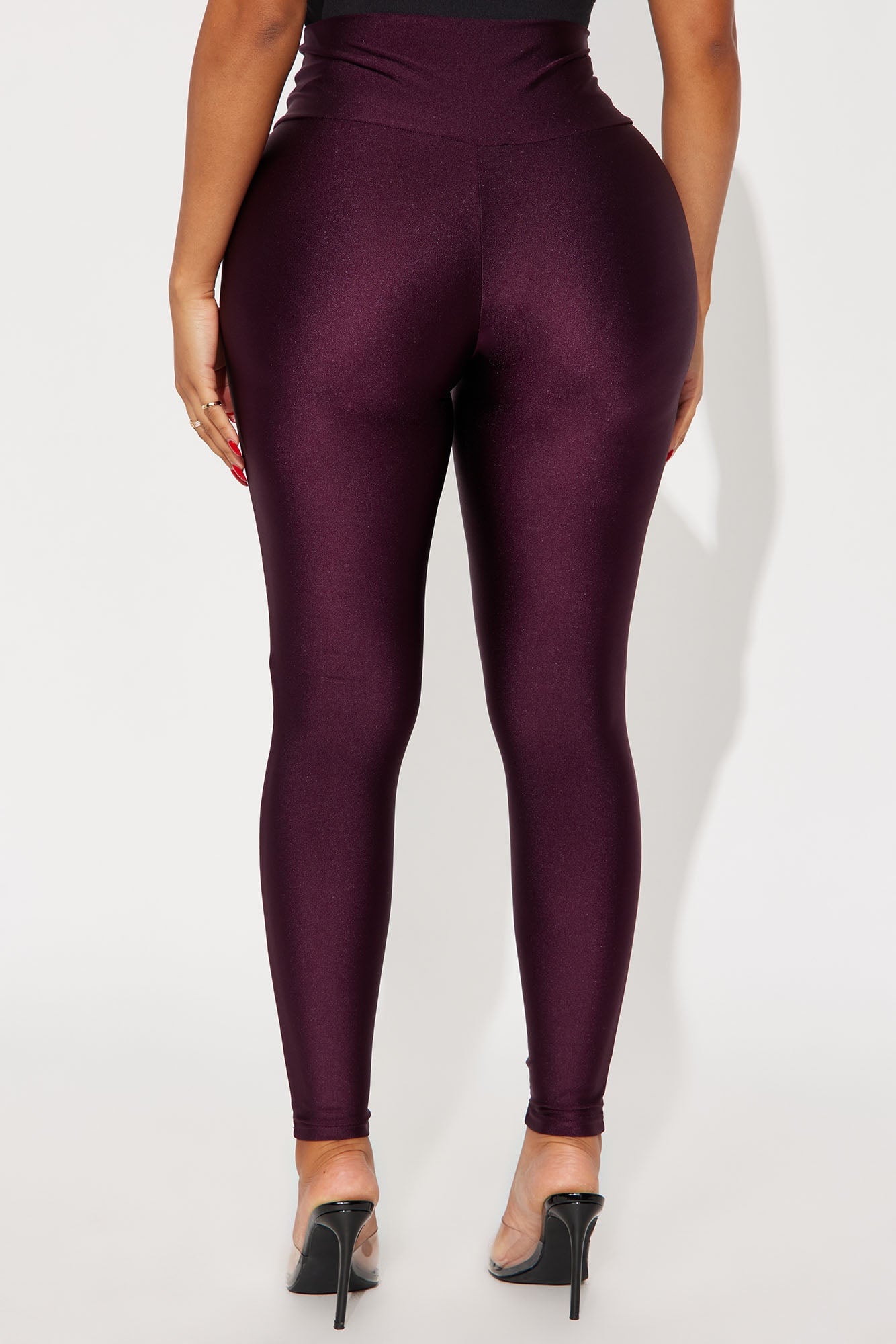 Brianne High Rise Leggings - Eggplant image 6