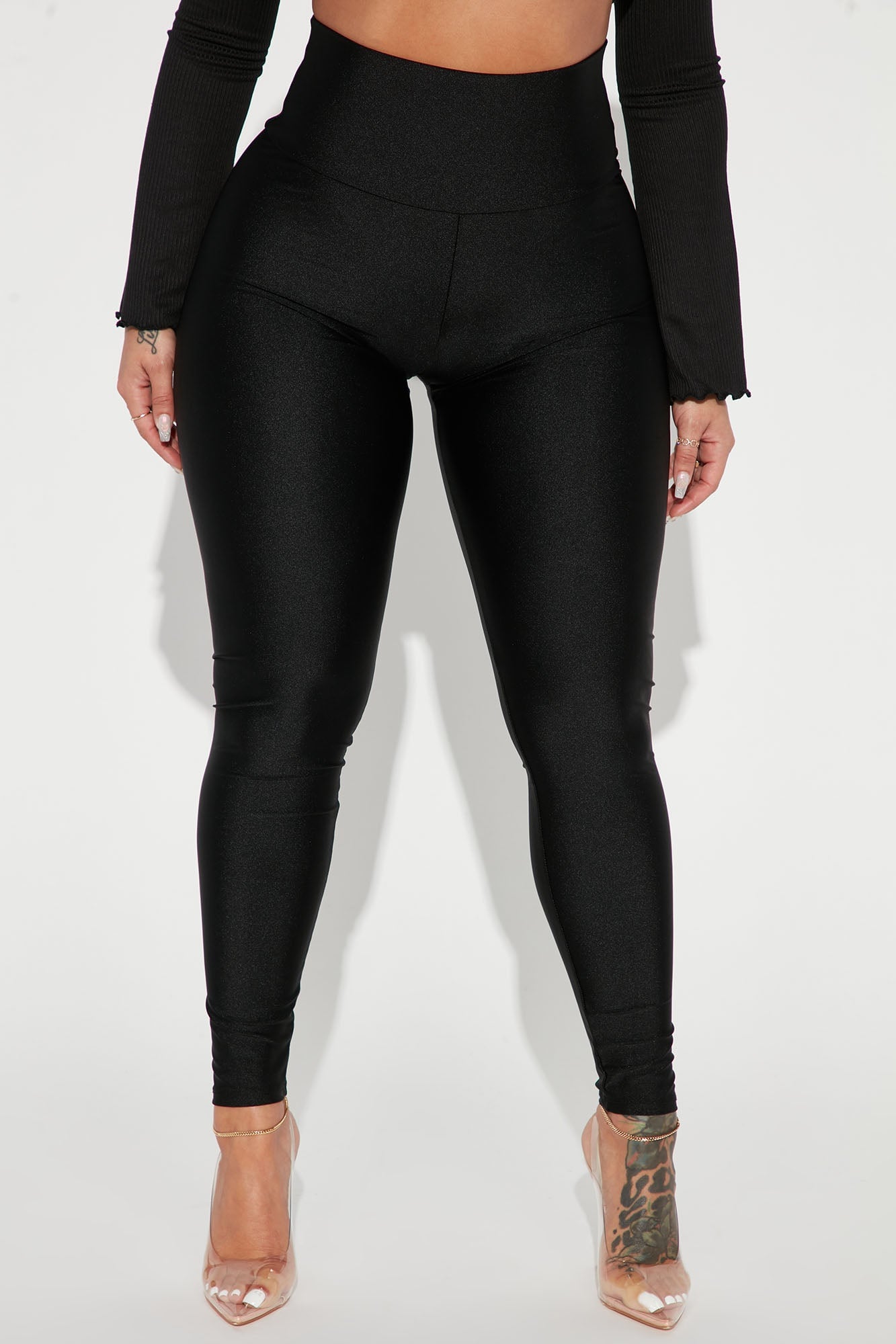 Brianne High Rise Leggings - Black image 5