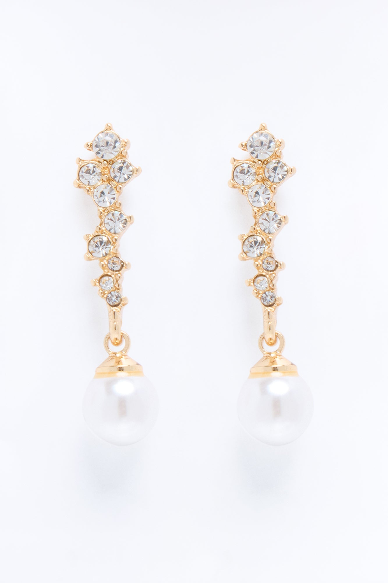 Never Ending Love Drop Earrings - Gold image 3