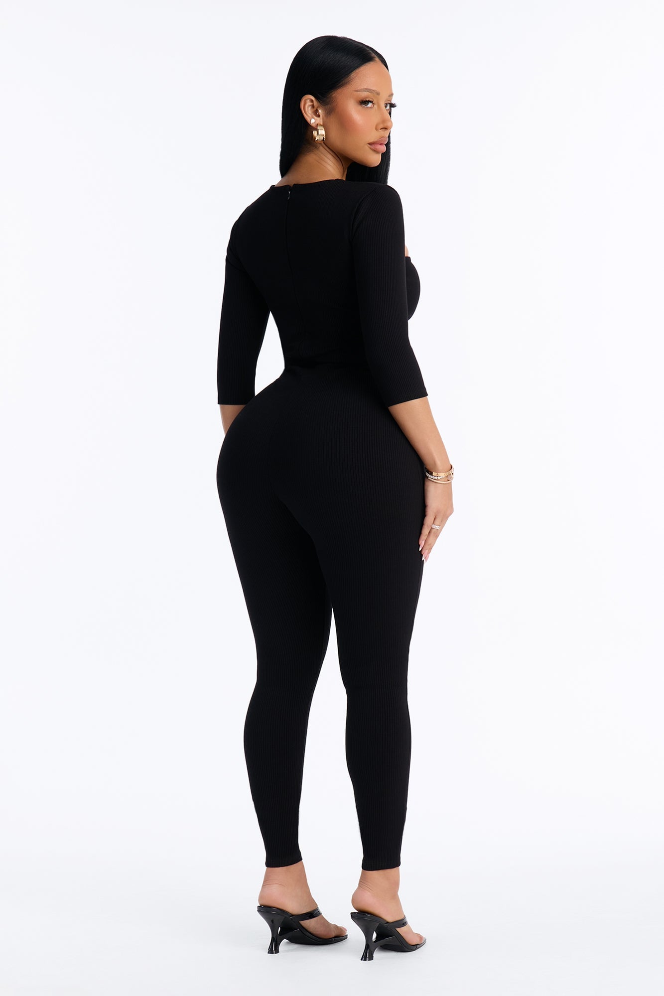 Alessia Snatched Jumpsuit - Black image 8