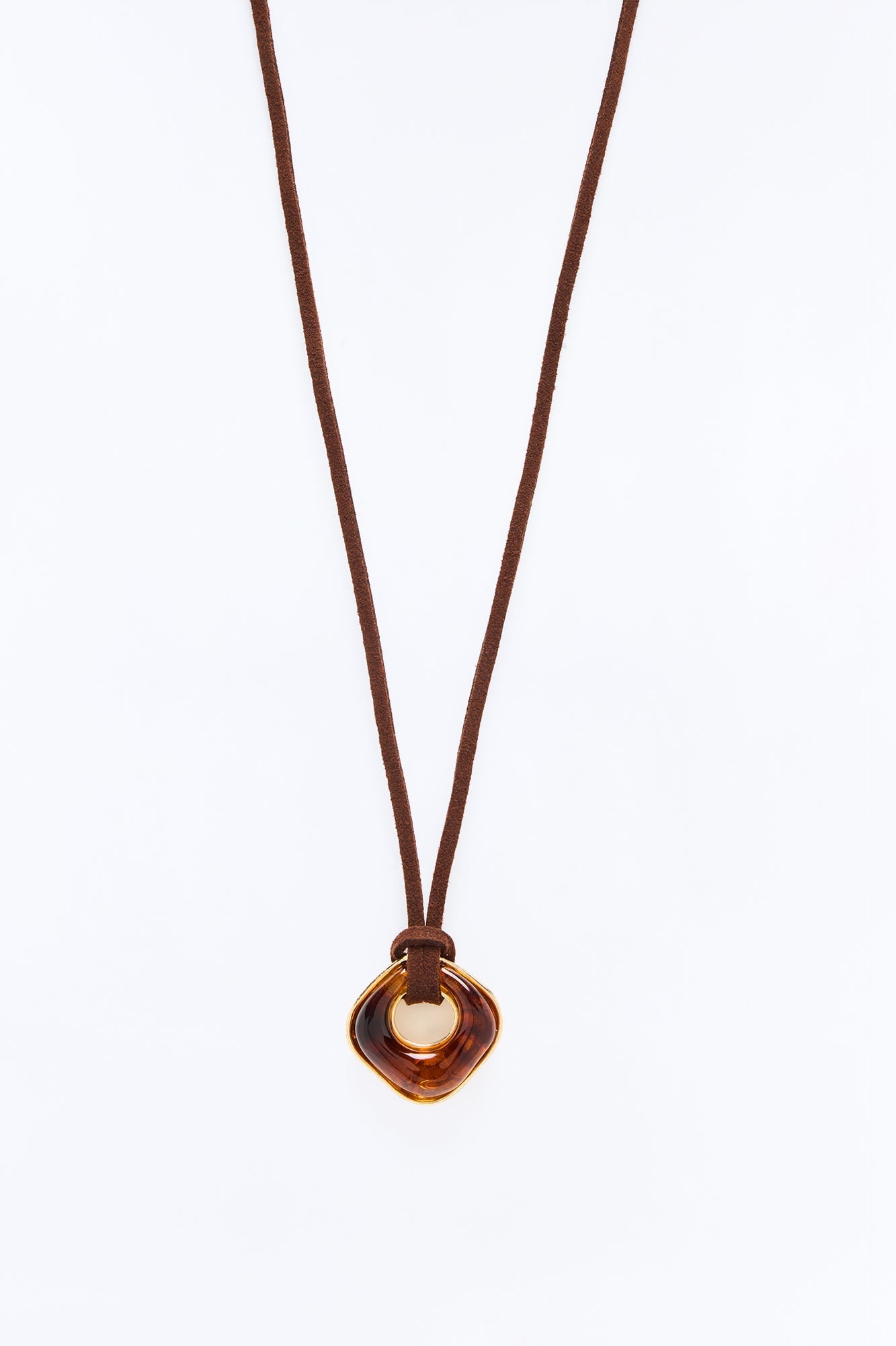 Sweet Wrangler Jeweled Layered Necklace - Brown image 3