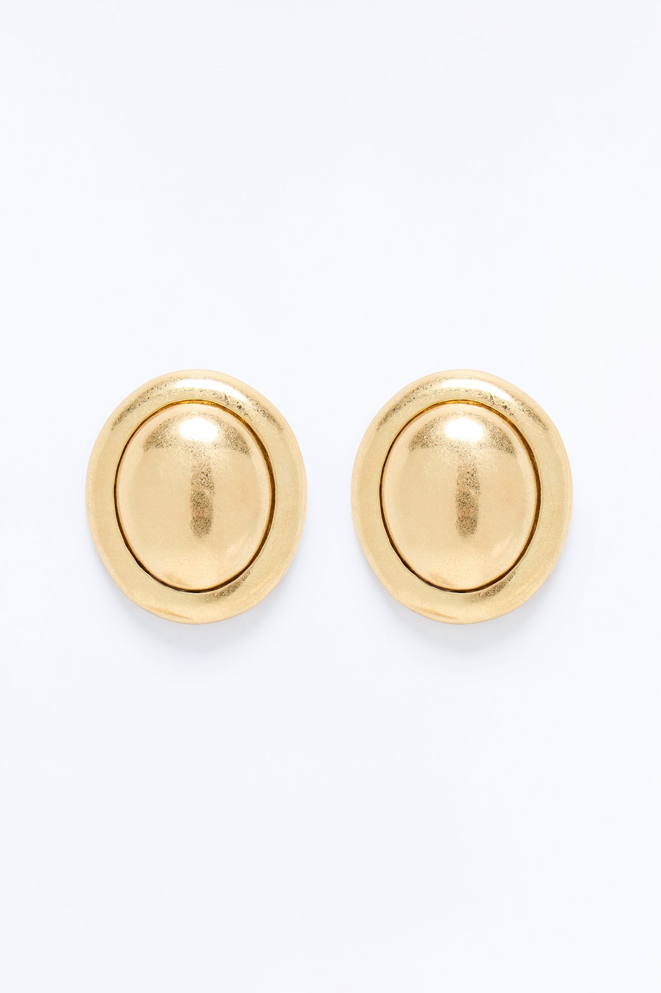 Effortless Glam Stud Earrings - Antique Gold image 3