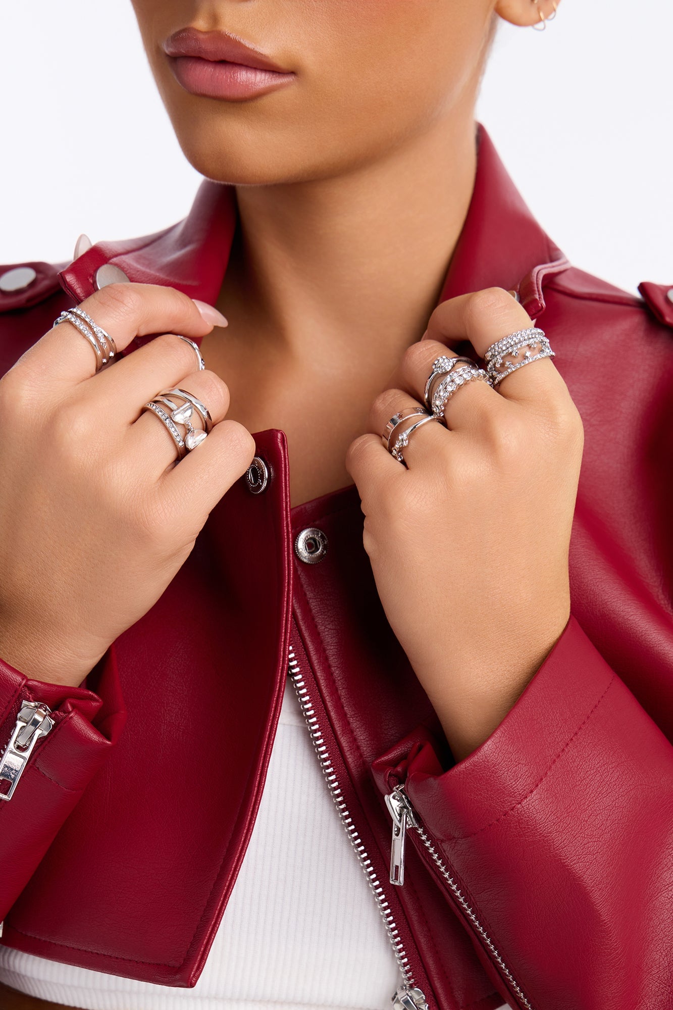 Take Me Dancing 12 Piece Ring Set - Silver image 2