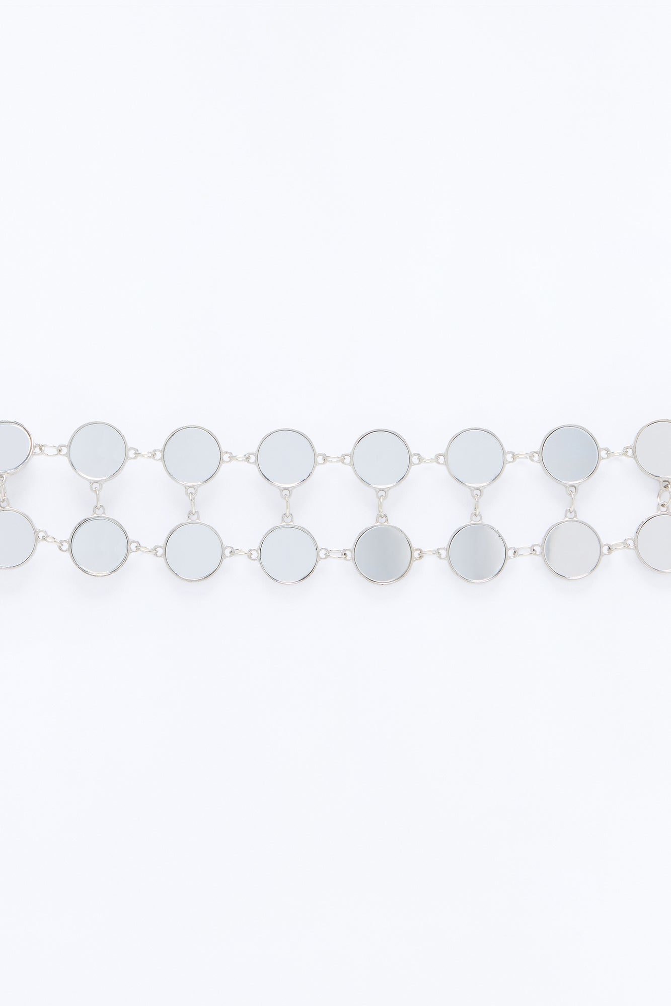 Liquid Chrome Chain Belt - Silver image 3