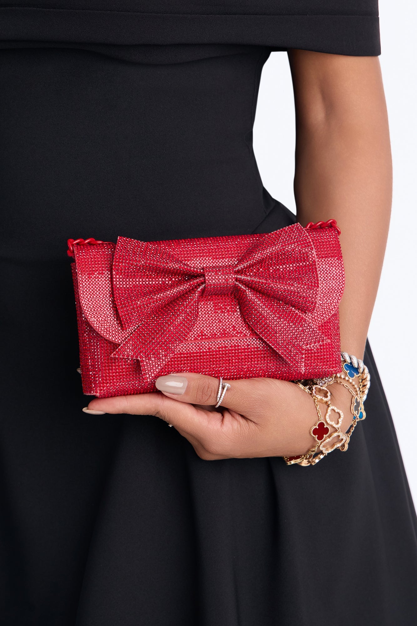 Find The Right Bow Handbag - Red image 2