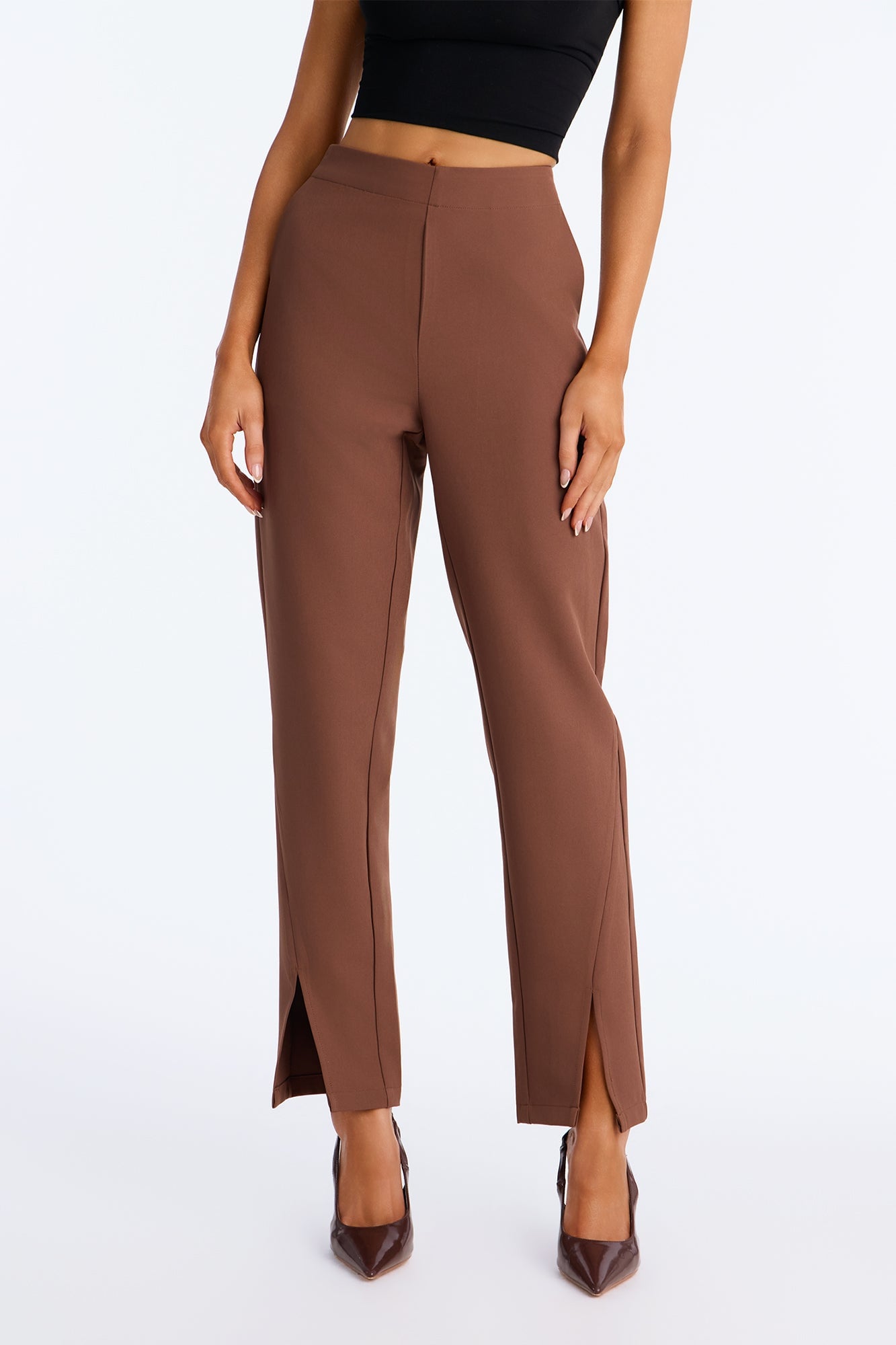 About Her Business Capri Trouser Pant - Coco image 6