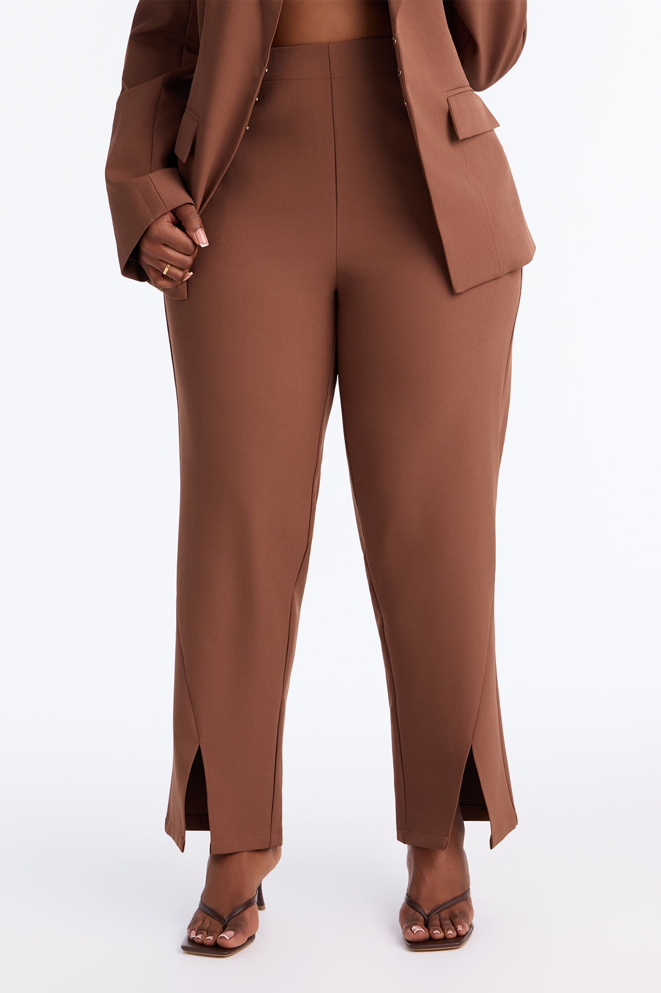 About Her Business Capri Trouser Pant - Coco image 1