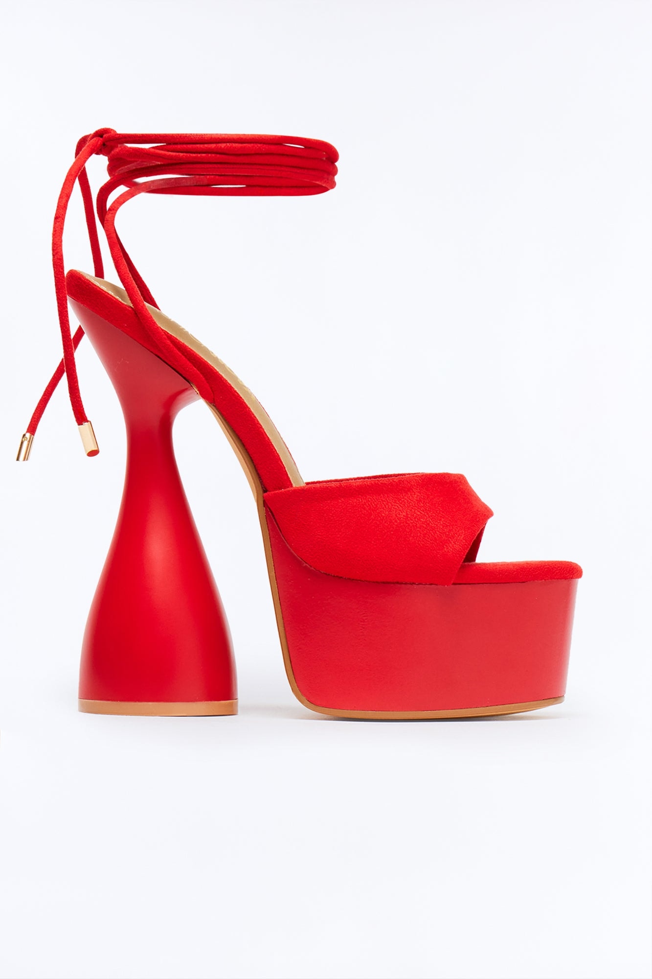 That's So Groovy Platform Heels - Red image 1