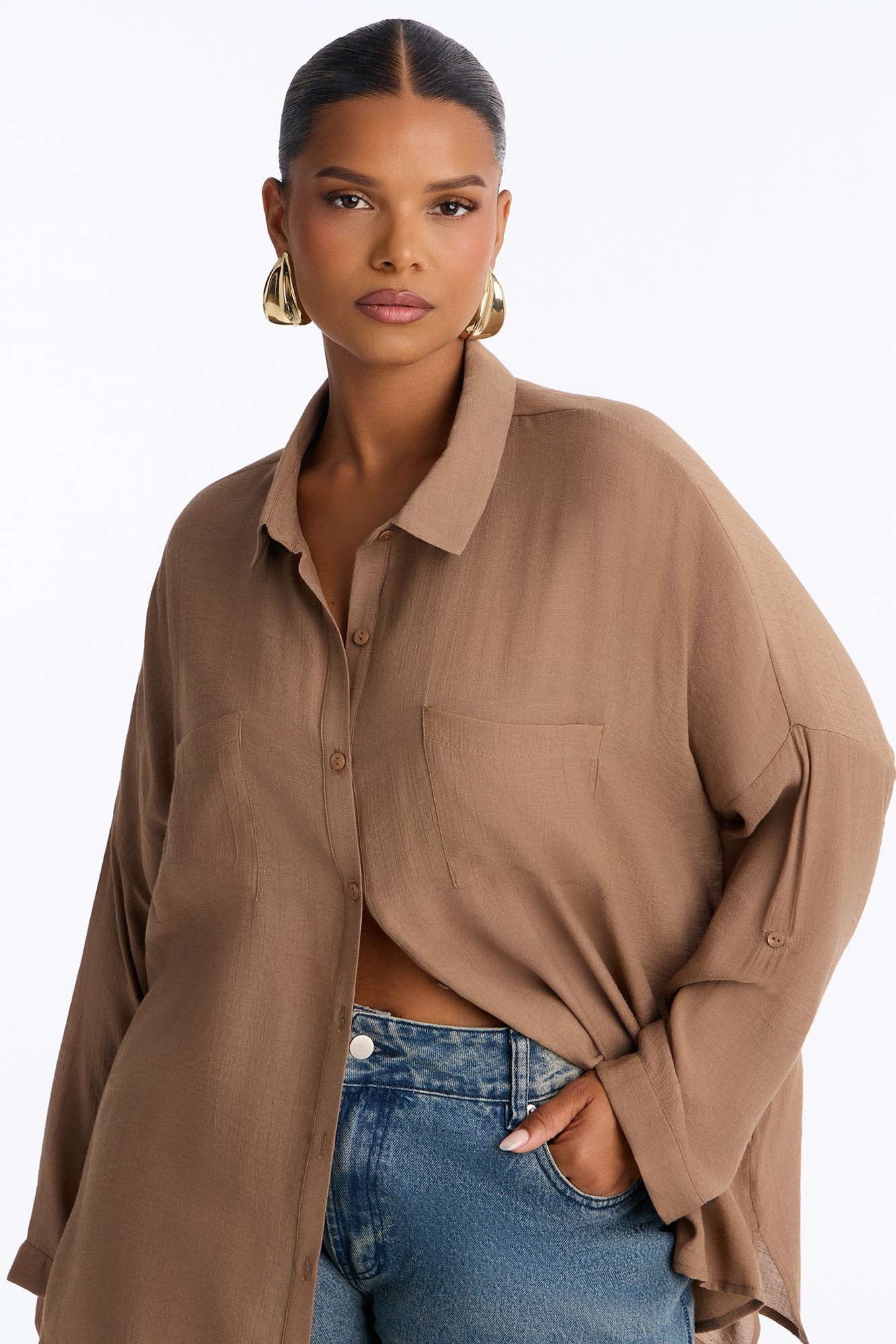 Tatum Shirt - Mocha image 1
