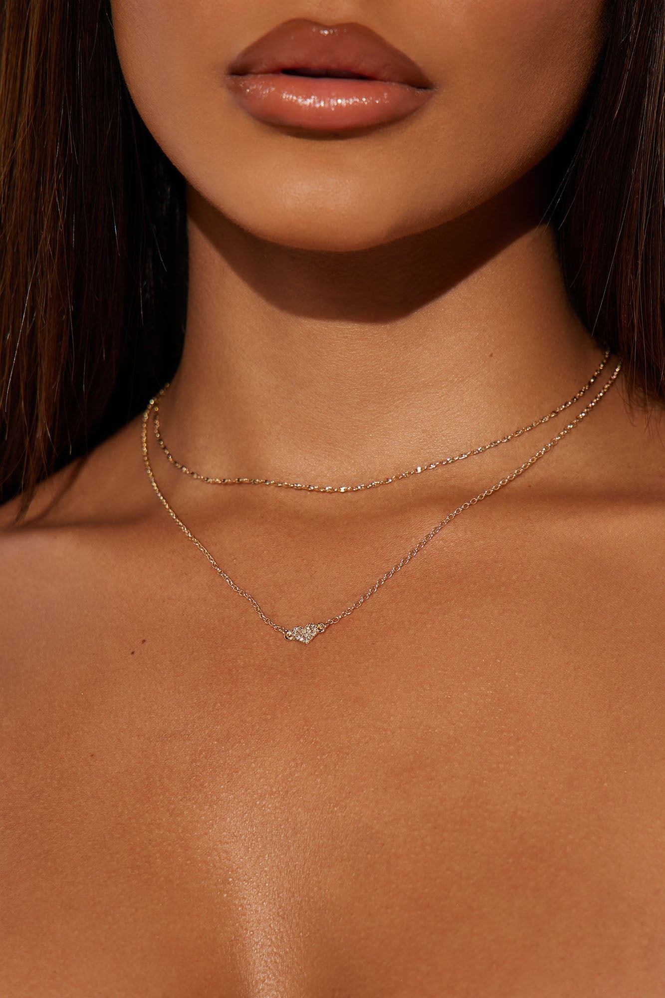 Ella Emerald Necklace - Gold image 1